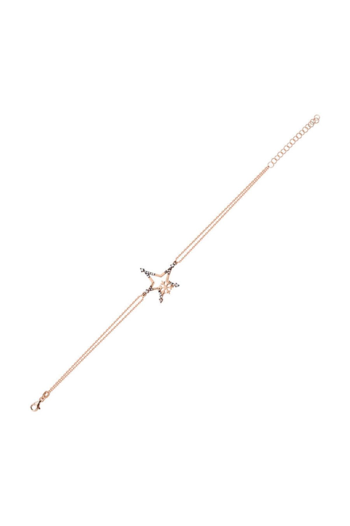 So CHIC... Kadın Rose Kar Tanesi Figürlü Gümüş Yıldız Bileklik