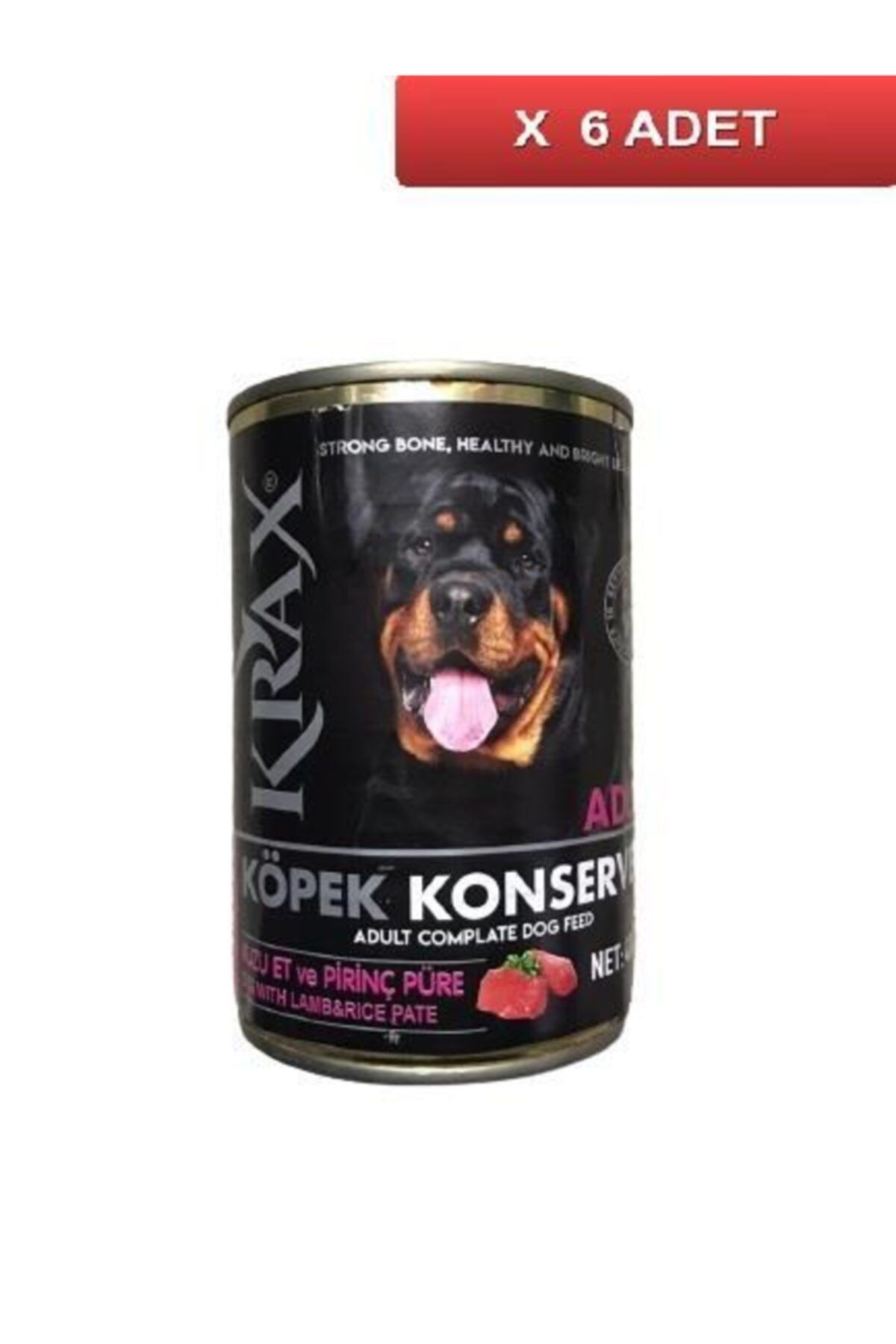 krax kuzu etli pirincli kopek konservesi 400 gr 6 adet fiyati yorumlari trendyol