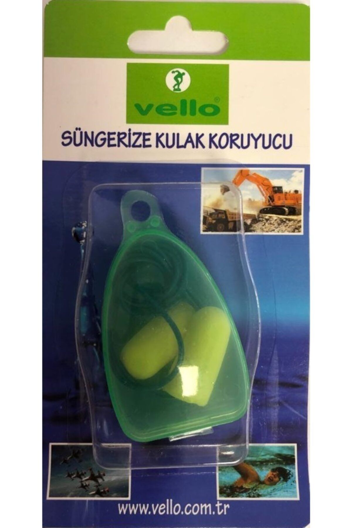 VELLO Ipli Kulak Tıkacı Süngerize