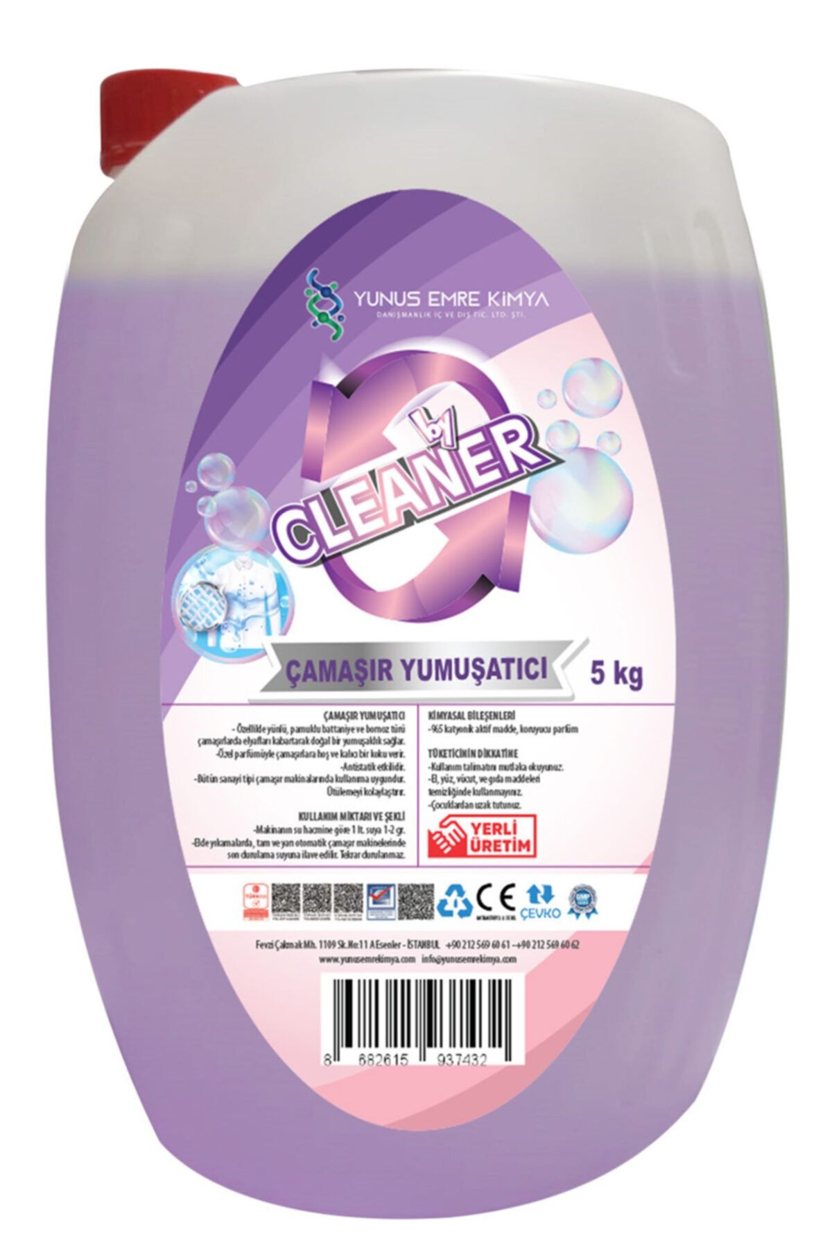 By Cleaner Çamaşır Yumuşatıcı 5 kg.