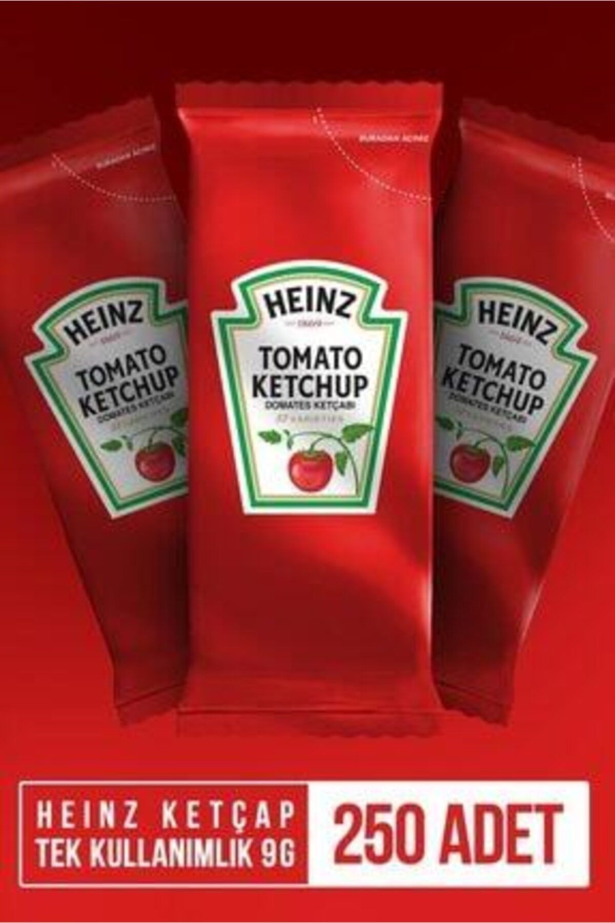 Heinz Ketçap Pp Sachet Tek Kullanımlık 250*9 Gr