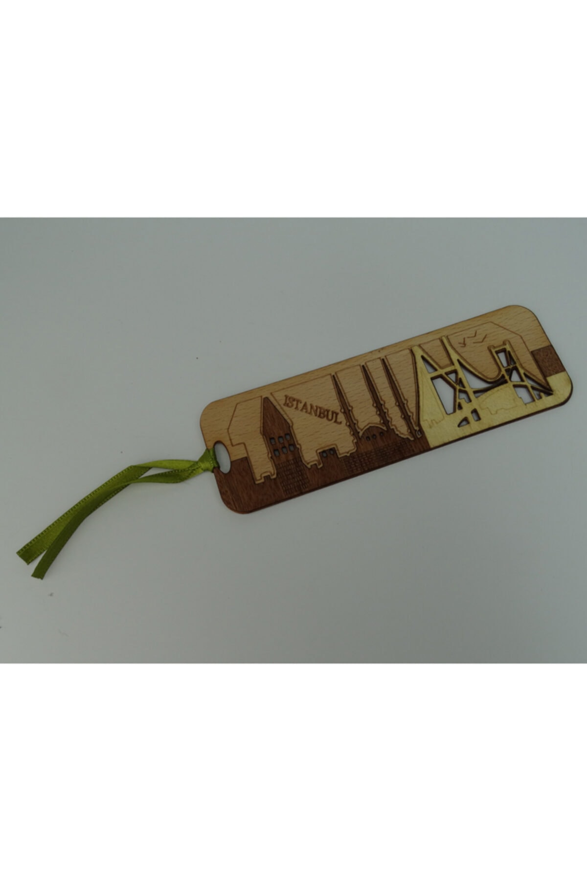 NO NAME Ahşap Kitap Ayracı Istanbul Desen