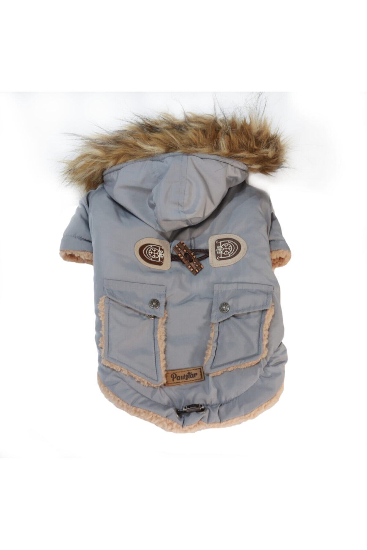 Pawstar Antler Buttoned Coat Küçük Irklar Için Kapşonlu Köpek Montu Small