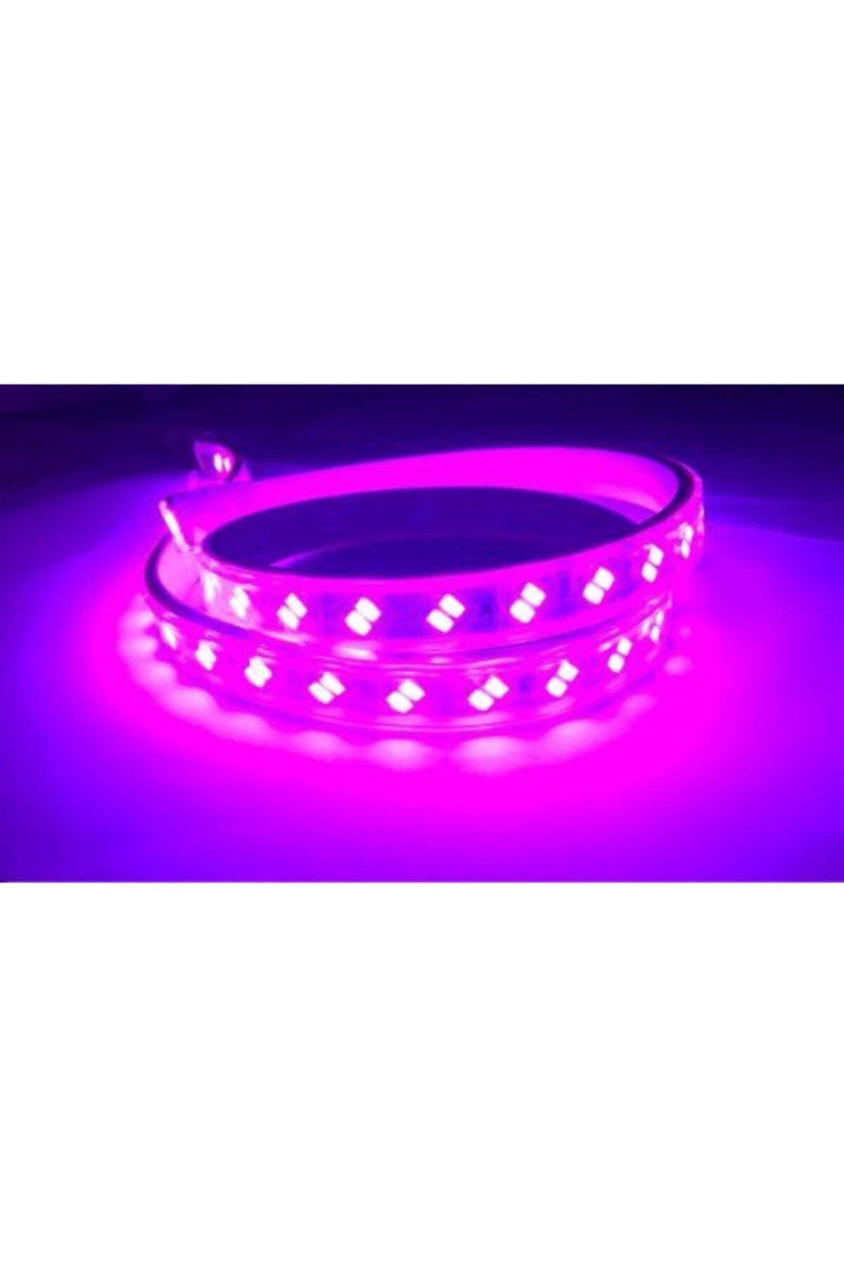 yuled mor 3 cipli ic dis mekan silikonlu serit led 220v volt double pcb 5 metre guc fisi fiyati yorumlari trendyol