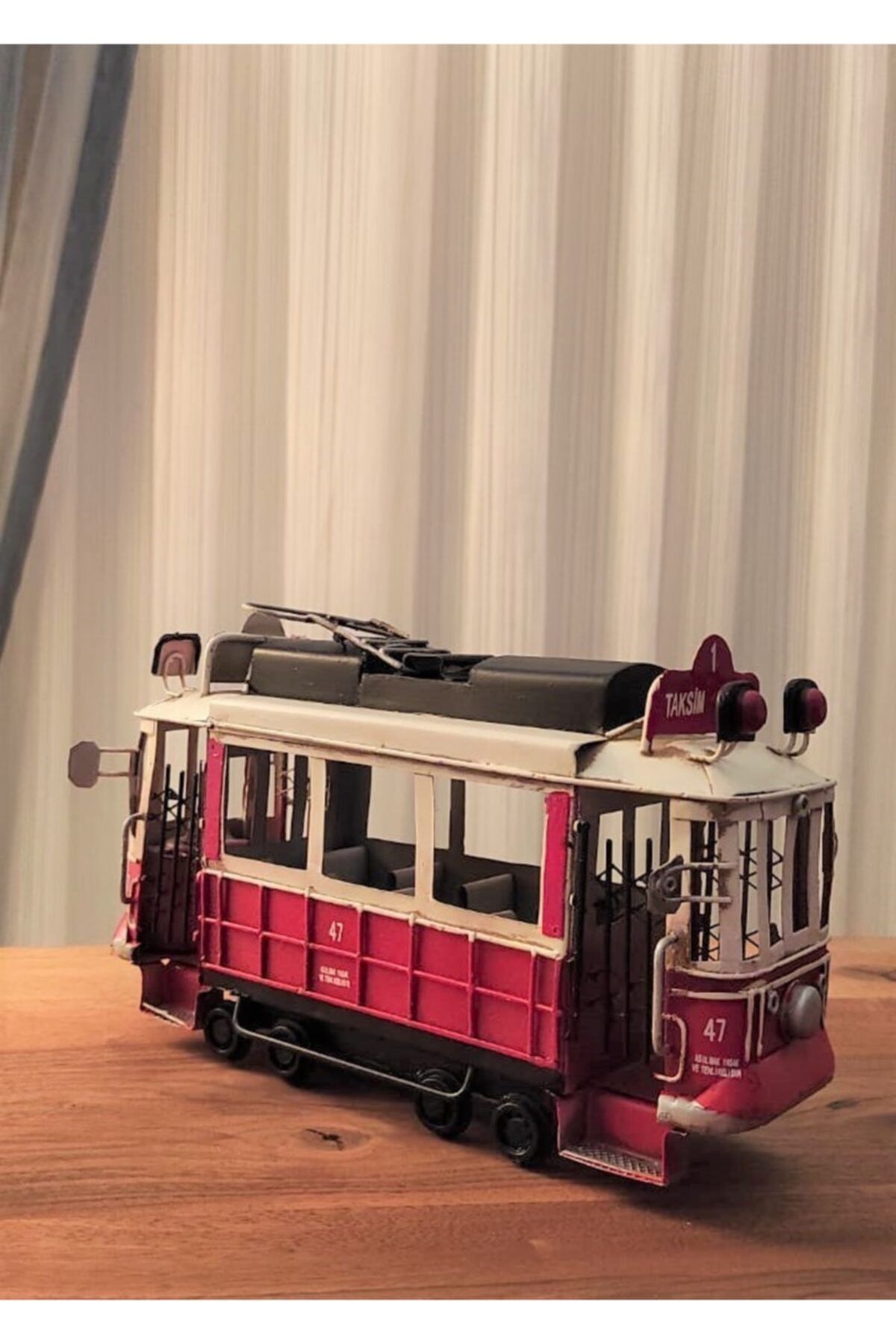 Evedair Dekoratif Nostaljik Taksim Tramvay