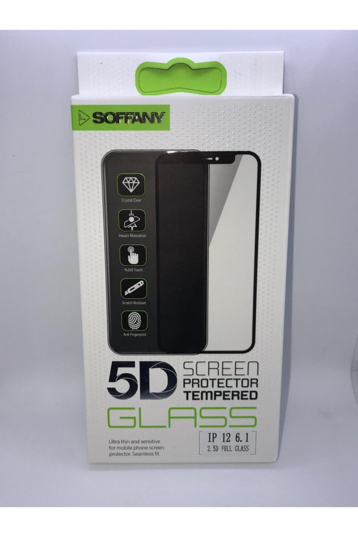 Soffany Phone 12 Cam 5d Tam Kaplayan Kırılmaz Cam Ekran Koruyucu