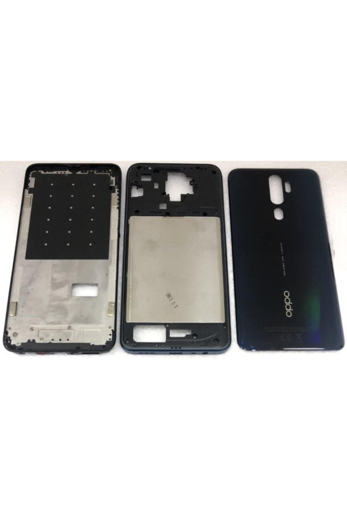Qudex Oppo A9 2020 (cph1941) Kasa + Arka Kapak Orjinal Siyah