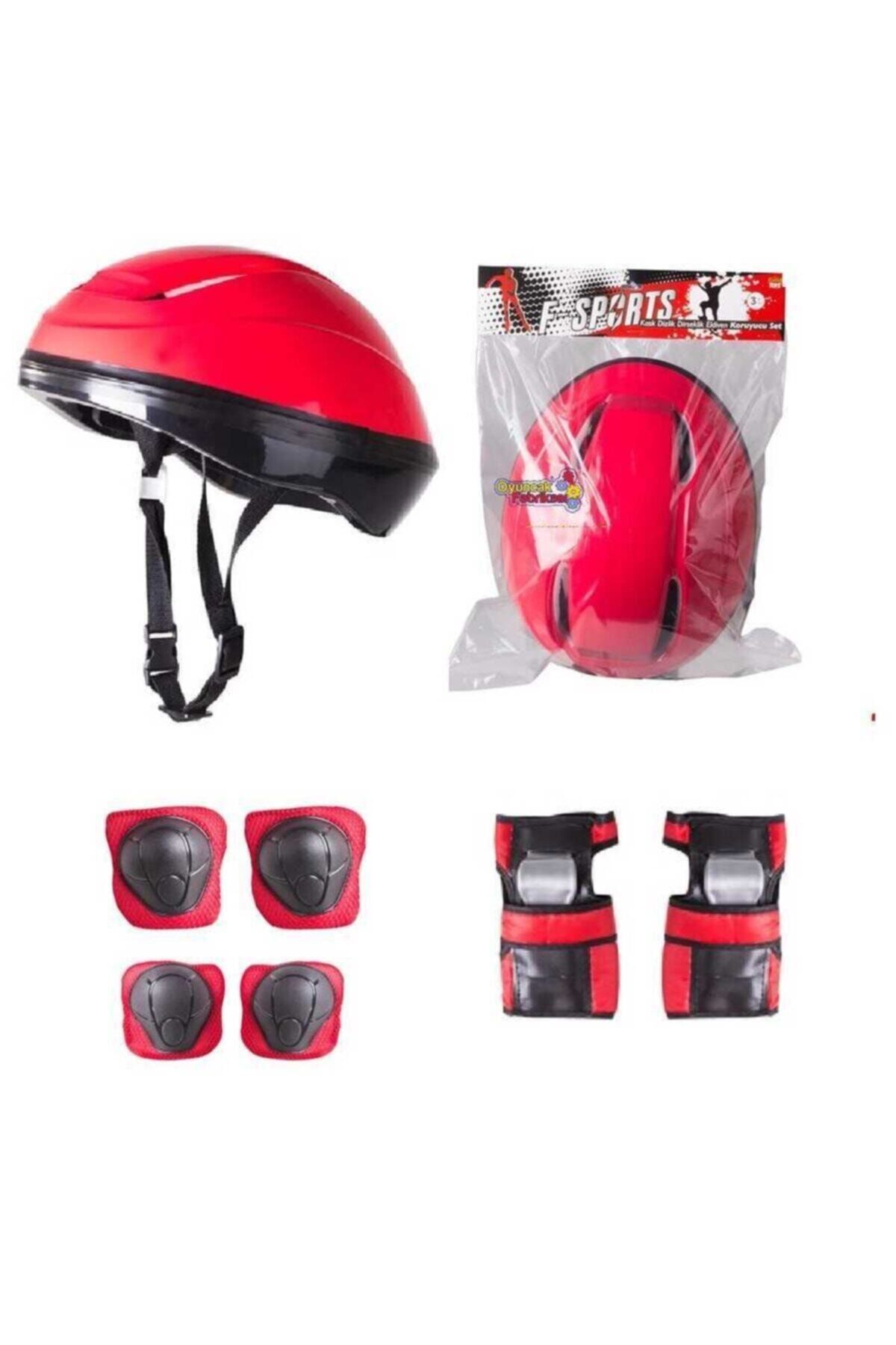 TOPROCKSTORE Kask Dizlik Dirseklik Seti 7 Parça
