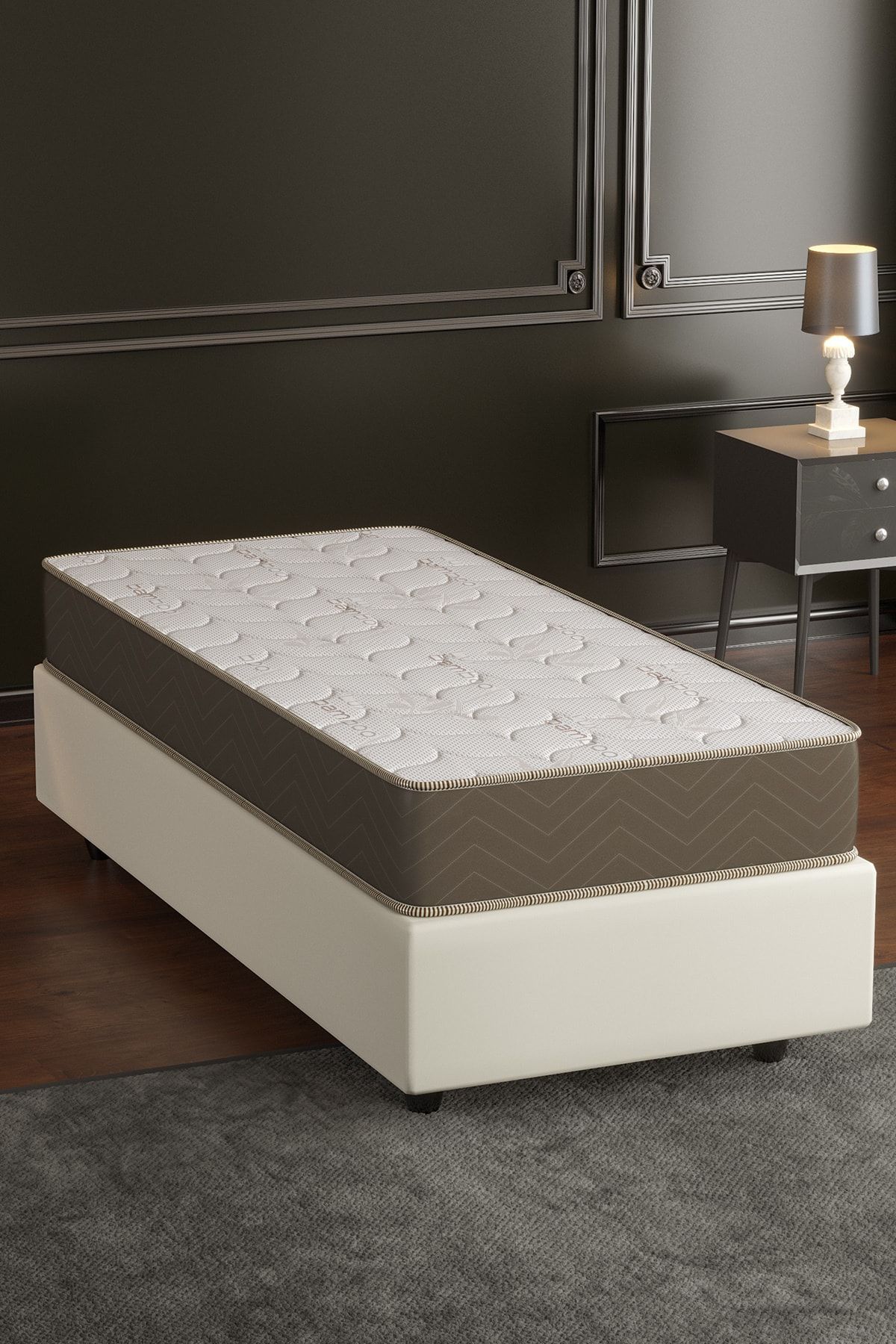Mobpazar Basic Full Ortopedik Lux Bamboo Yaylı Yatak