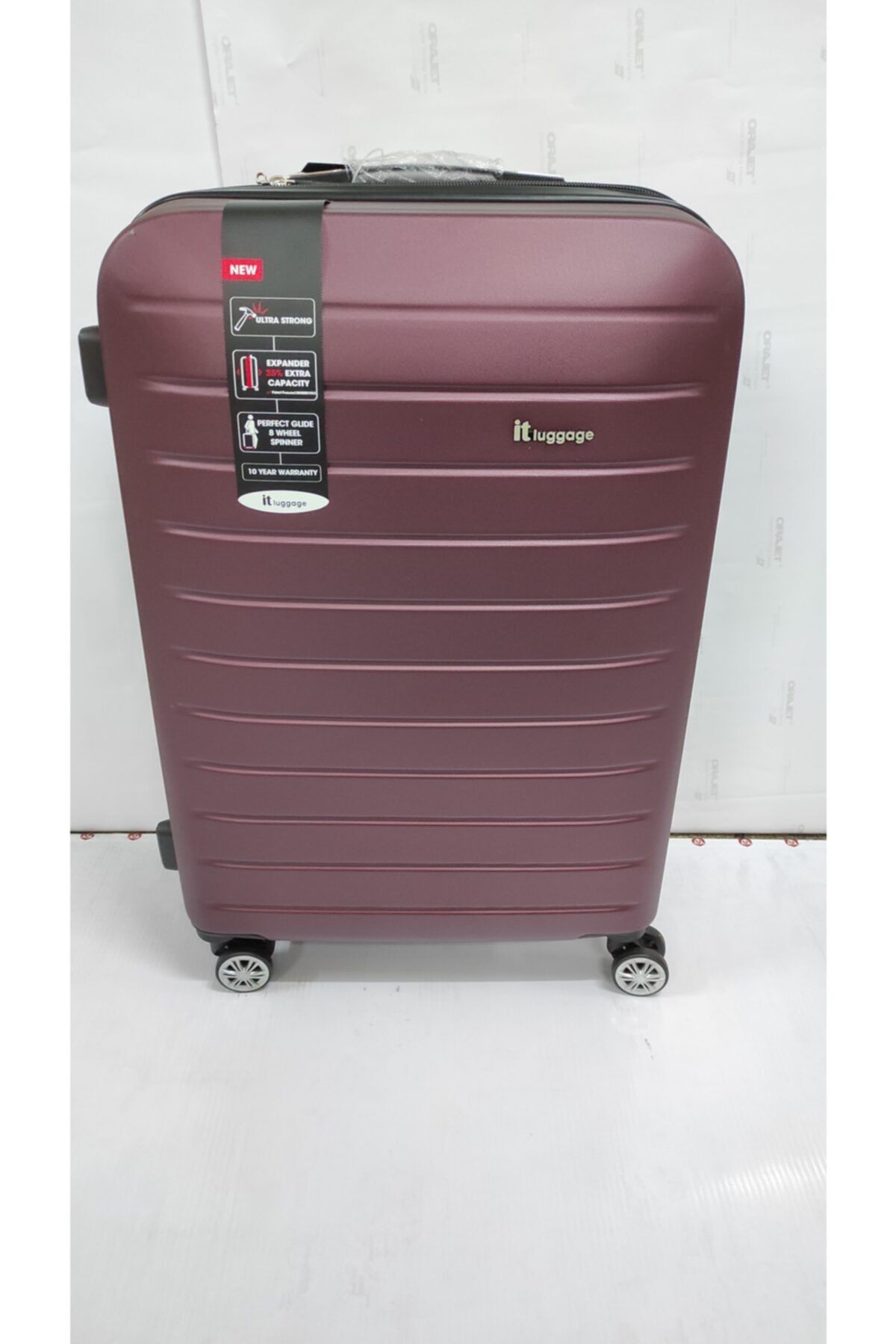 IT LUGGAGE 16-2175-08 Br It Bordo Orta Boy Polikarbon Valiz, Bavul
