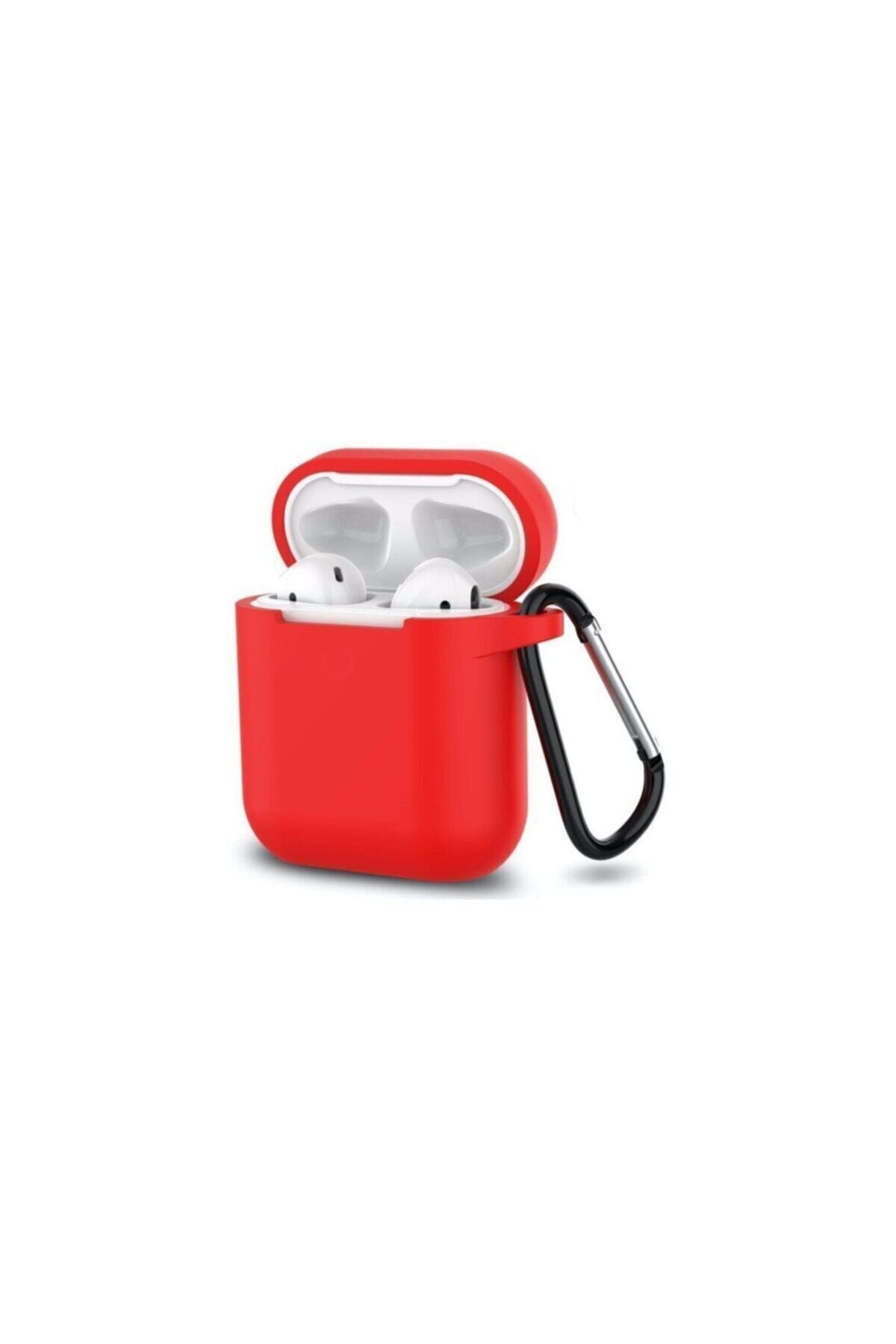 Mopal Airpods Silikon Kılıf Kırmızı
