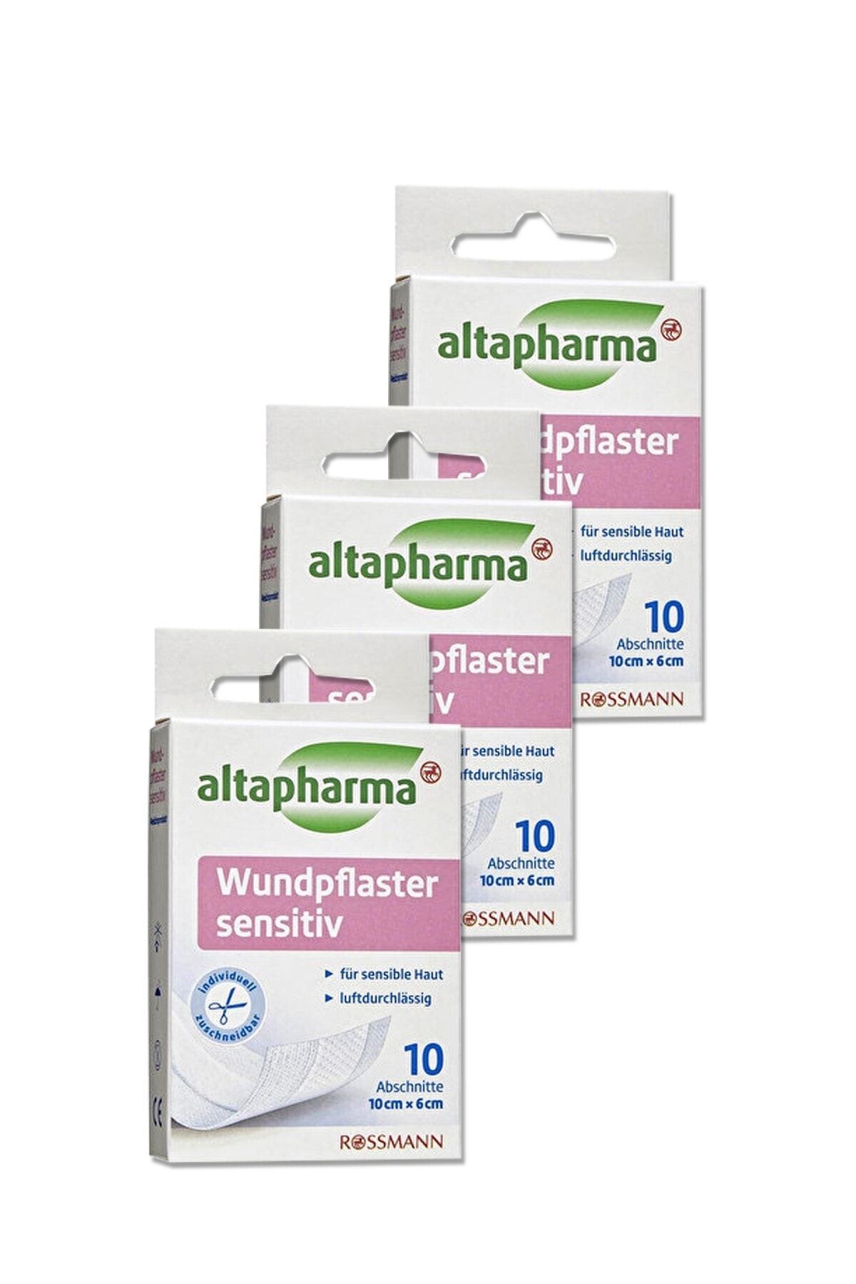 Altapharma Yara Bandı 10 Adet Hassas Ciltler 3 Adet