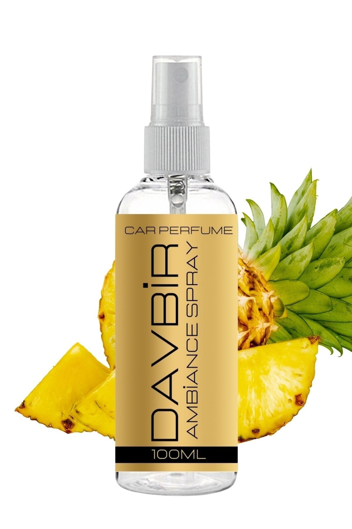 Davbir Ananas Doğal Oda Ve Araba Kokusu Sprey Oto Parfüm, Güçlü Formül 100ml