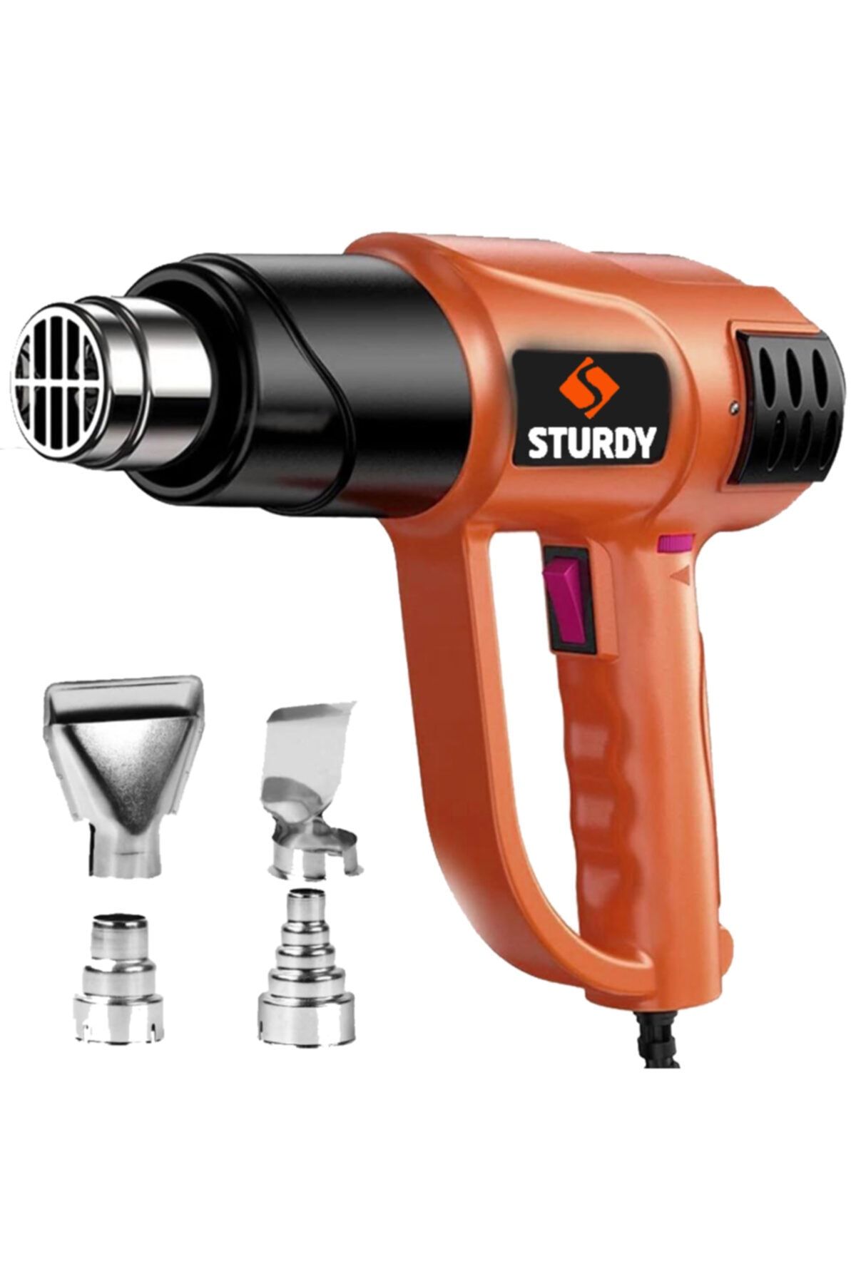 Sturdy Japon Technology Rv Model 2022 Seri Sıcak Hava Tabancası 3600w 4 Adet Yedek Aksesuarlı