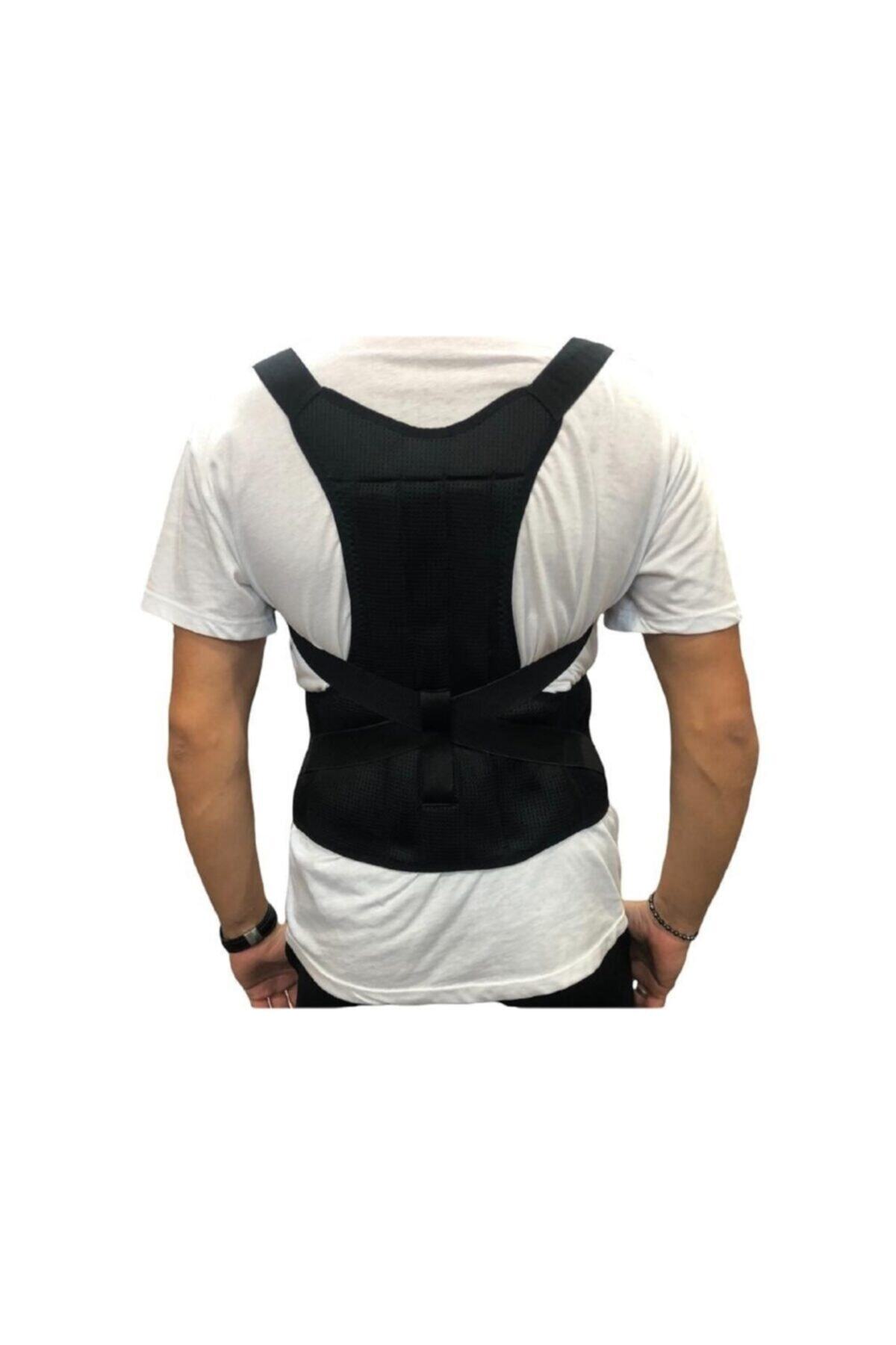 MOMS KİDS GİYİM Çift Balenli Dik Duruş Spor Bel Sırt Omuz Kamburluk Önleyici Korse