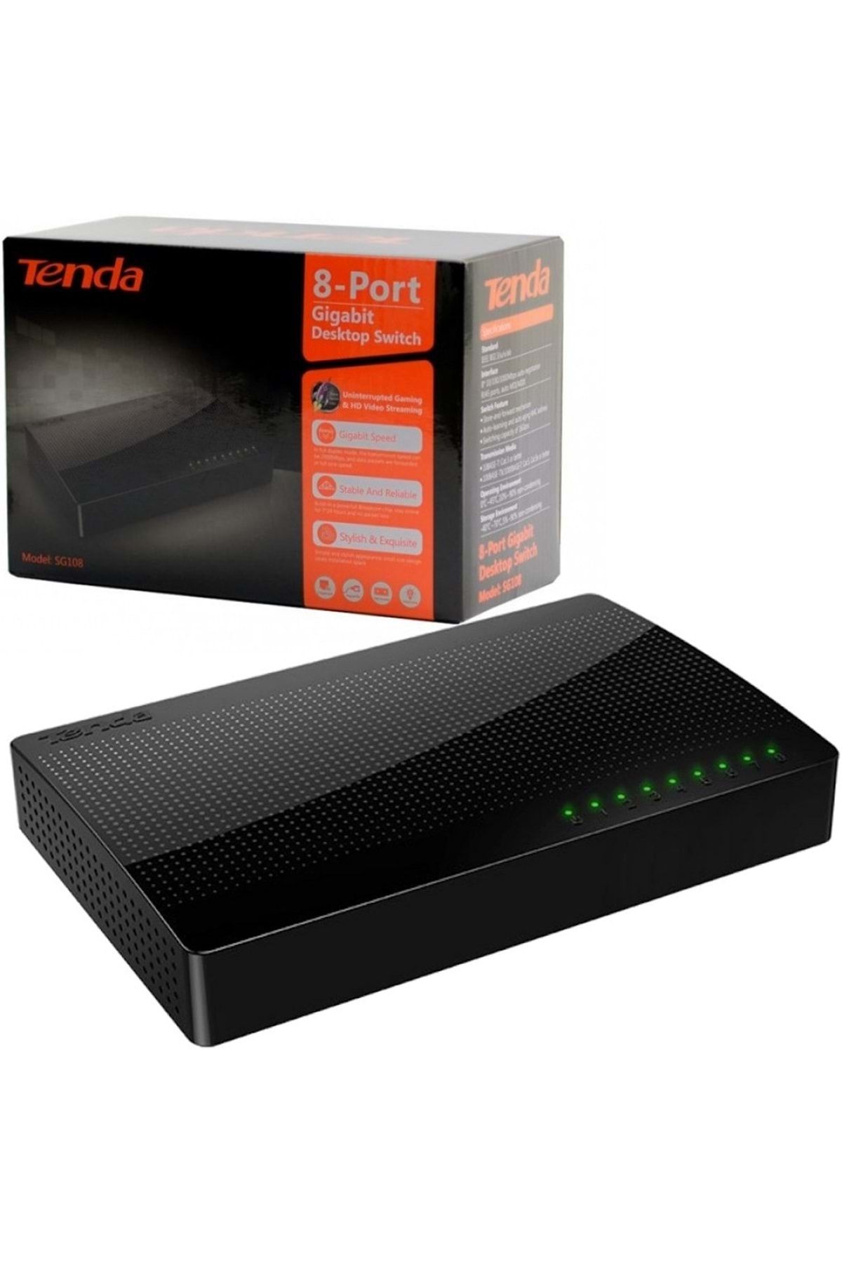 tenda Sg108 8port 10/100/1000 Gigabit Switch