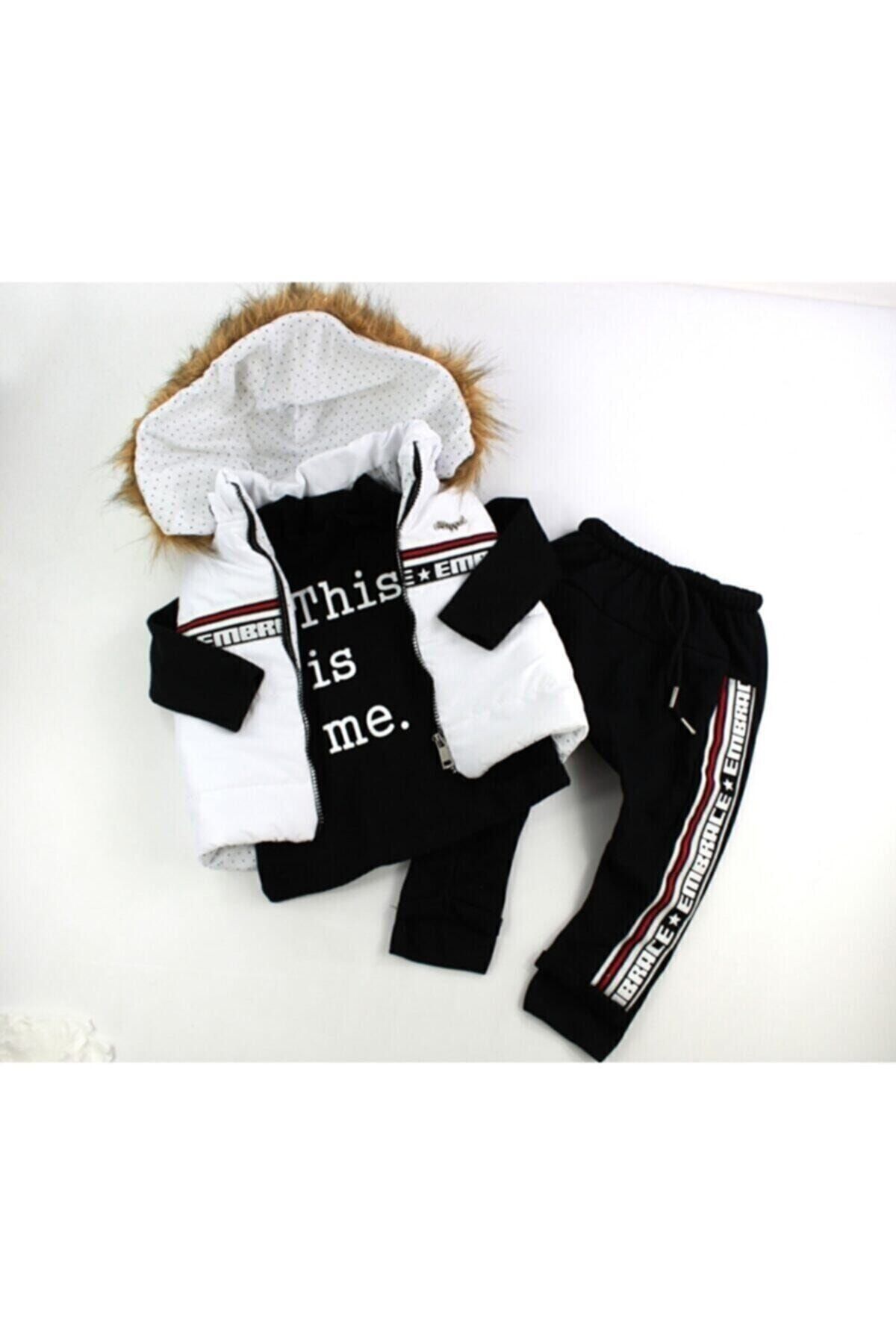 Hippıl Baby Şişme Yelekli 2-4 Yaş Kapüşonlu 4'lü Takım Unisex