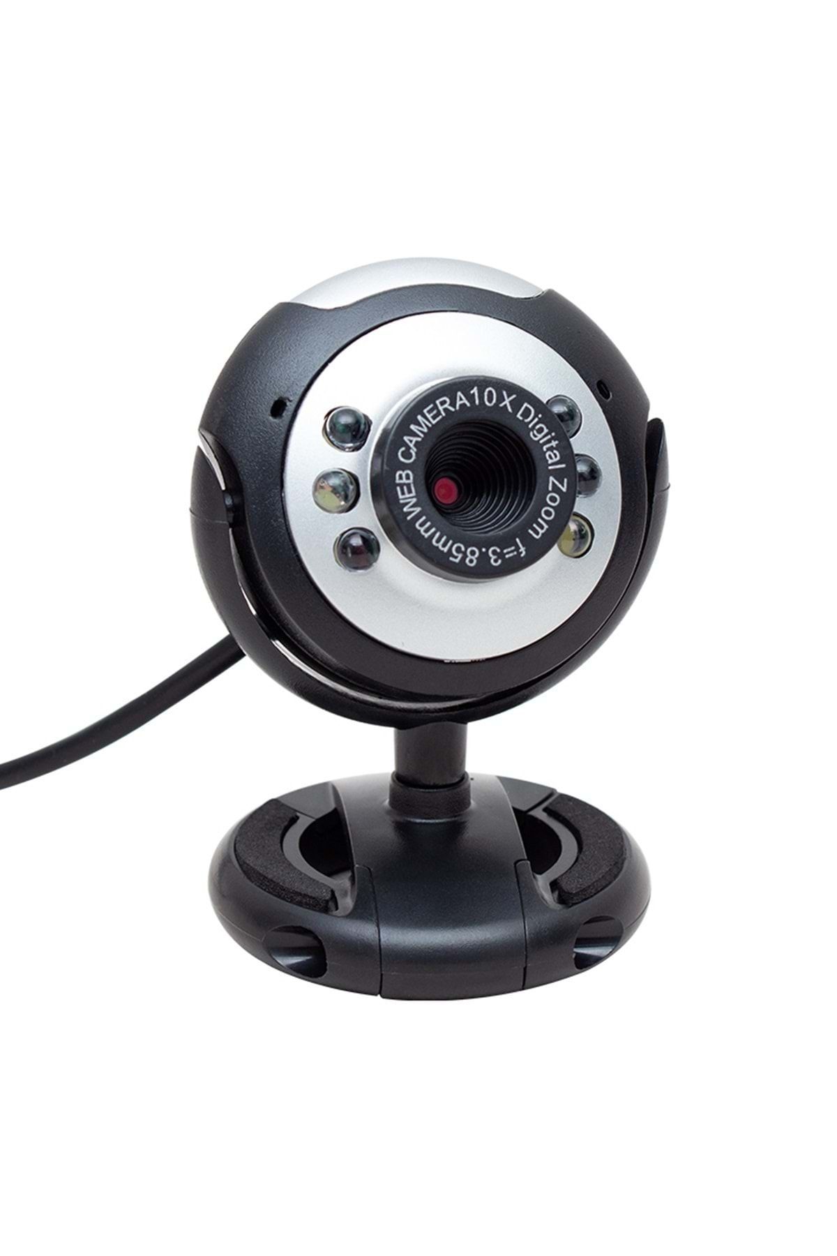 Powermaster Pm-3962 1.3 Mp 10x Zoom Ledli Mikrofonlu Pc Webcam