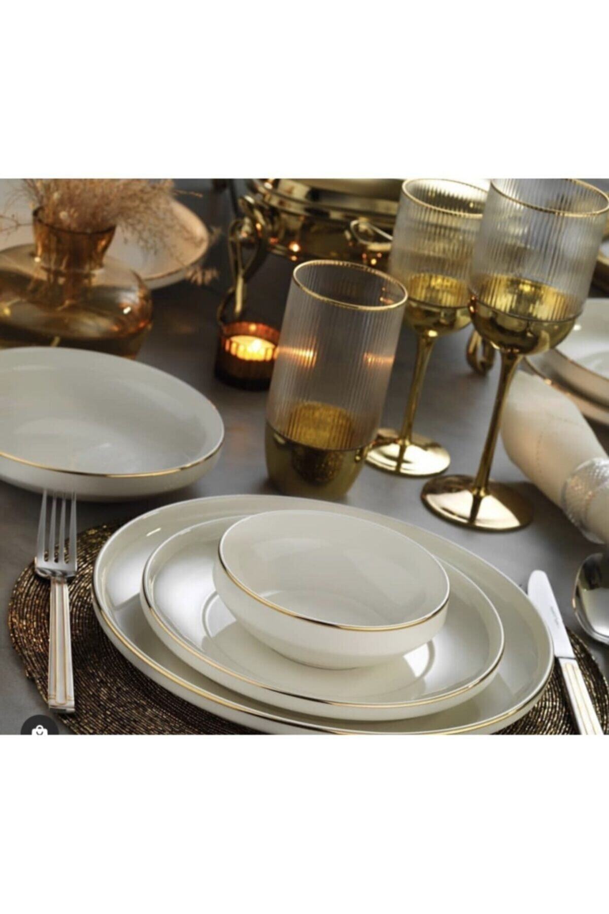 Berghoff Str.7950001 Melbourne Gold.24 Parça Yemek Takımı