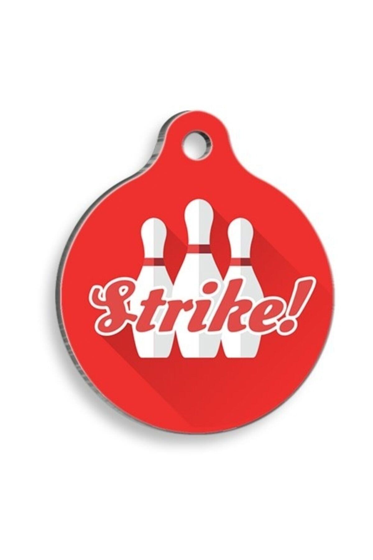 altın pati Strike! Yuvarlak Kedi Ve Köpek Künyesi