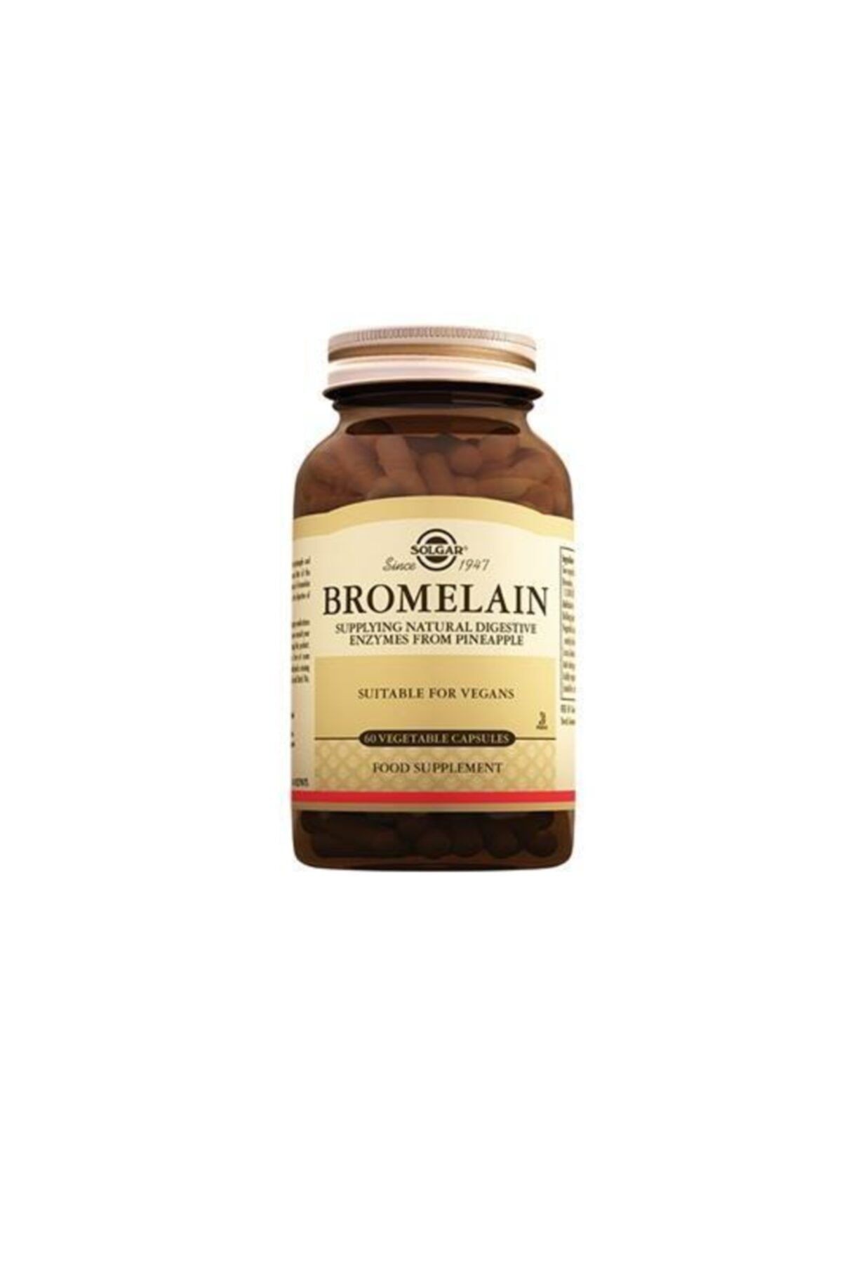 Solgar Bromelain 60 Kapsül