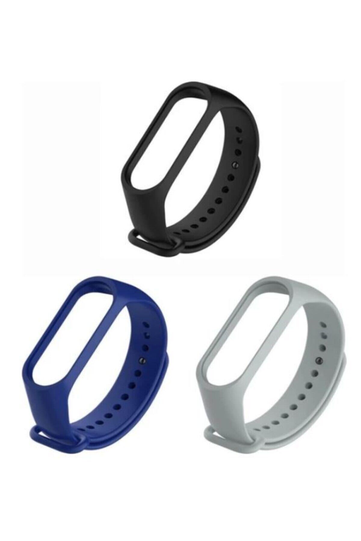 PROCASE Mi Band 3 4 Silikon Kordon 3 Lü Set