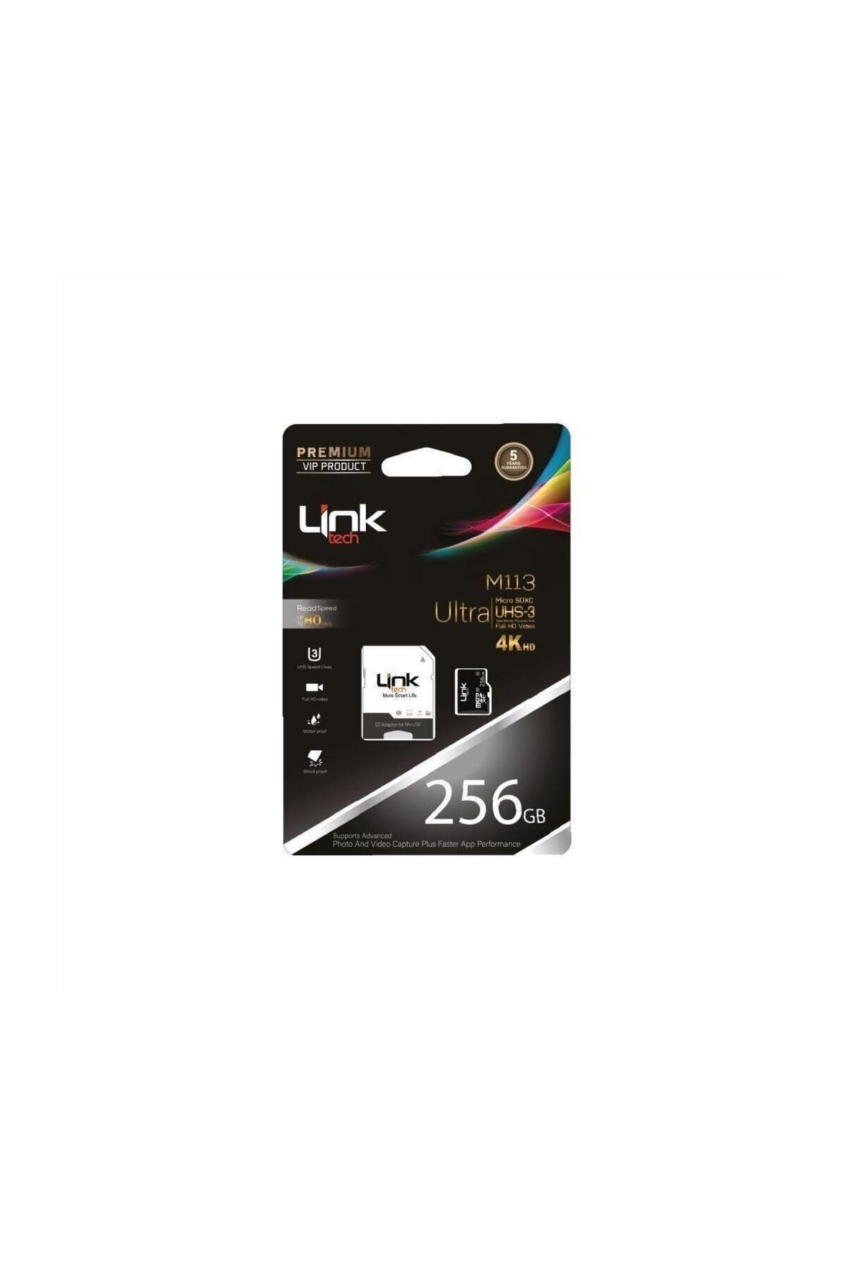 Link Tech Hafıza Kart 256gb Micro Sd Ultra 80mb/s