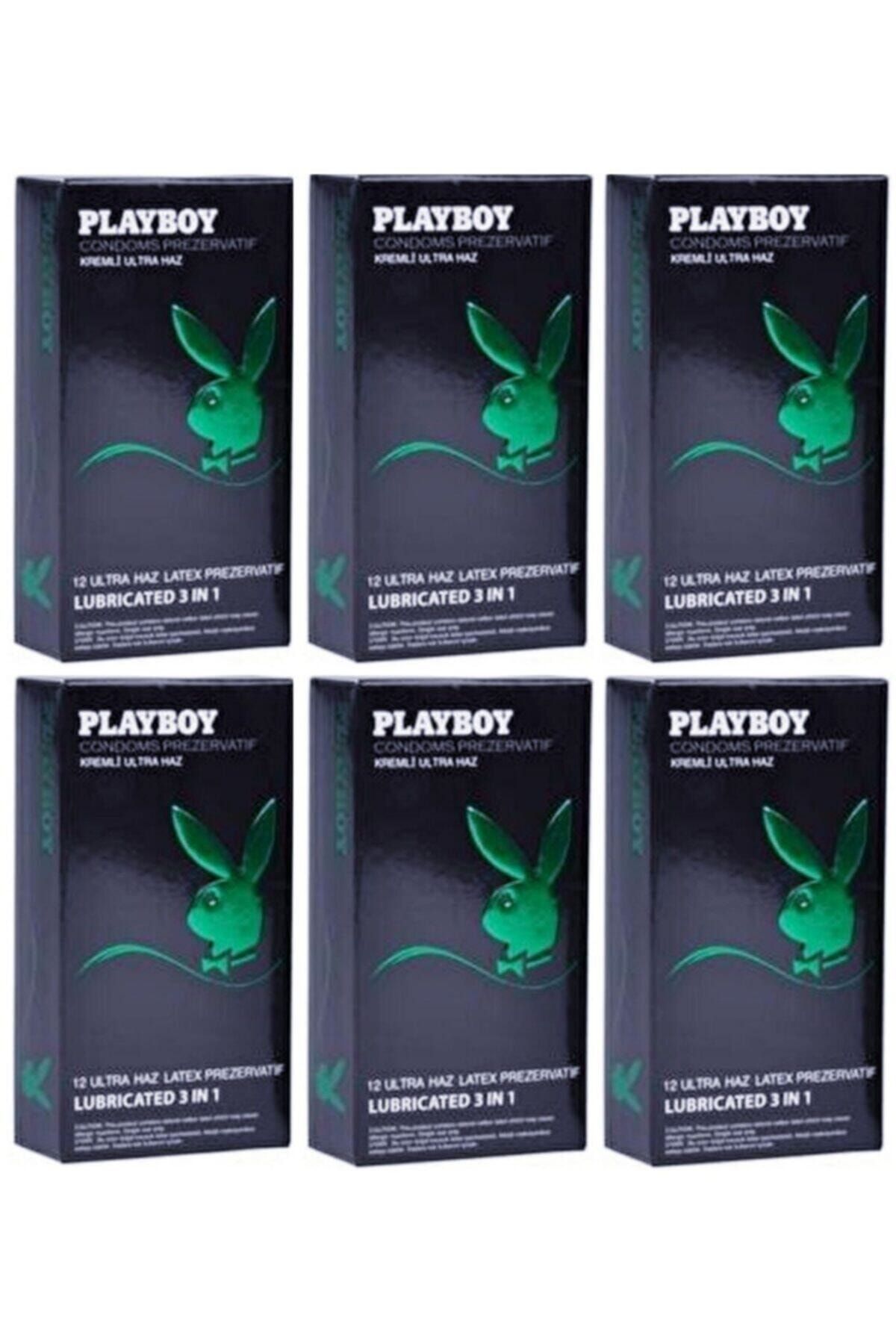 Playboy Prezervatif Ultra Haz Condom 12'li X 6 Paket