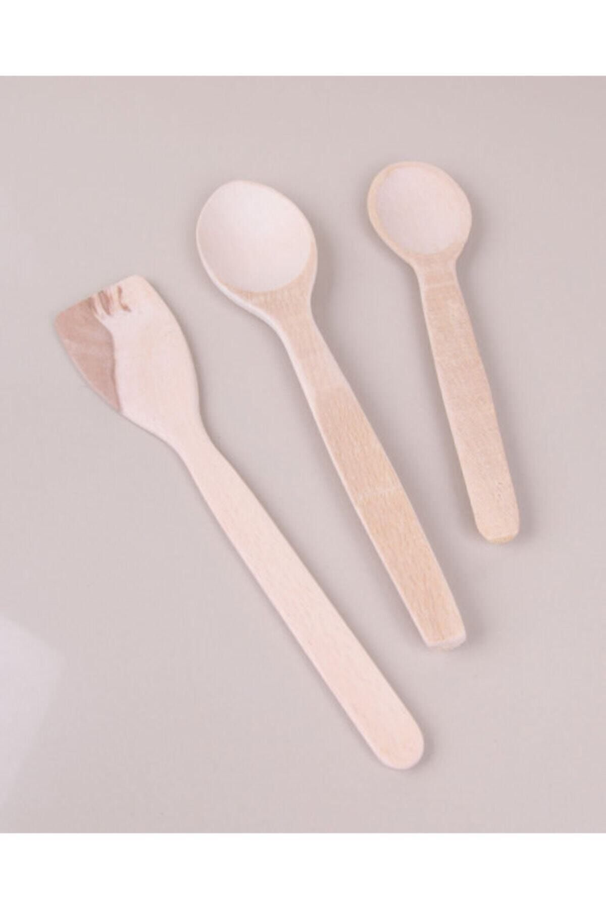 Bee Home Ahşap Kaşık Ve Spatula Seti