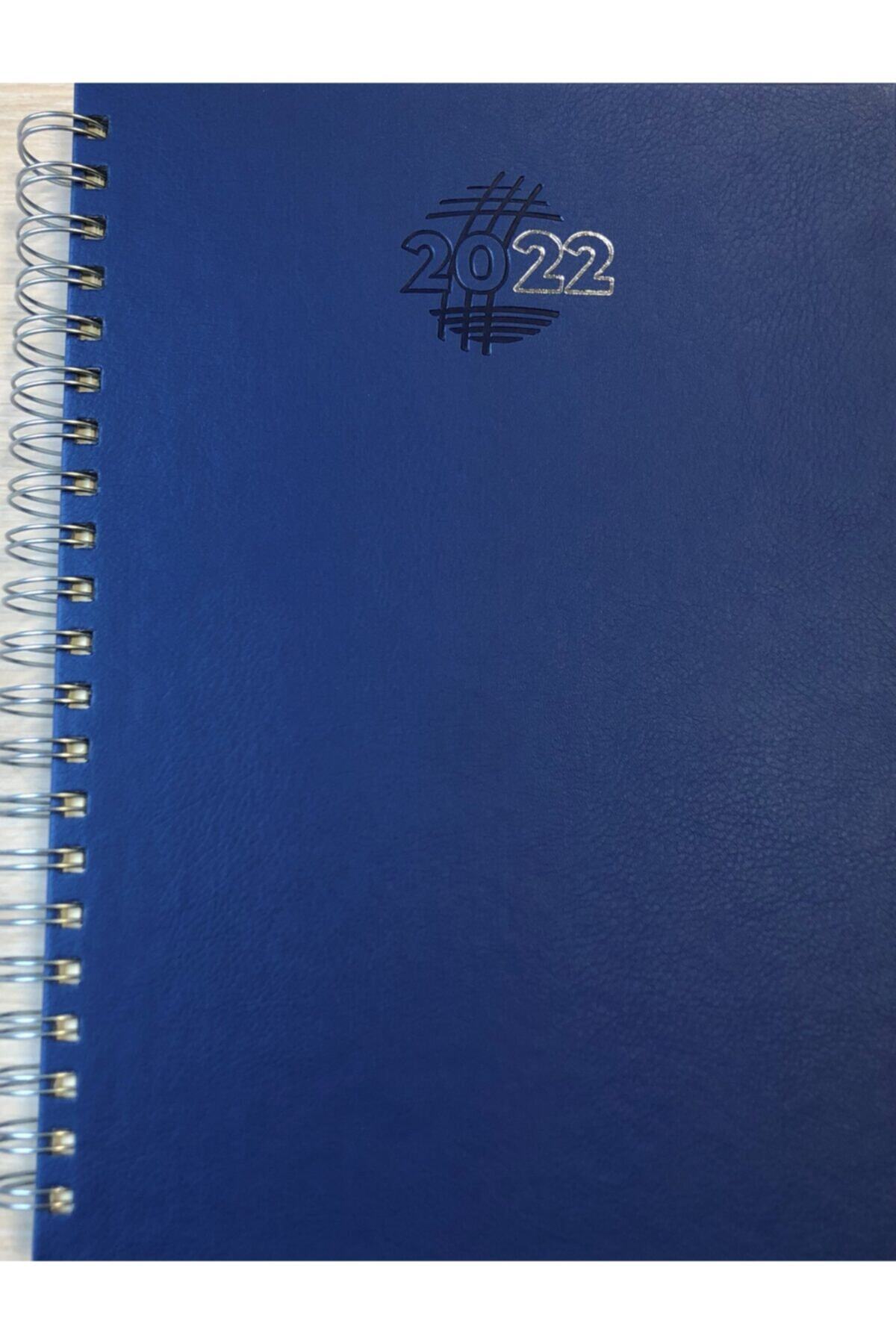 Bayındır 20x28 Ajanda 2022 Spiralli Günlük Suni Deri Lacivert