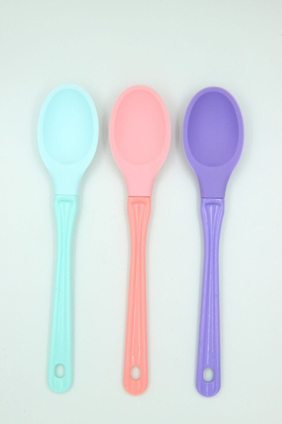 Nesto Home 3'lü Büyük Kaşık Spatula Set 29 Cm