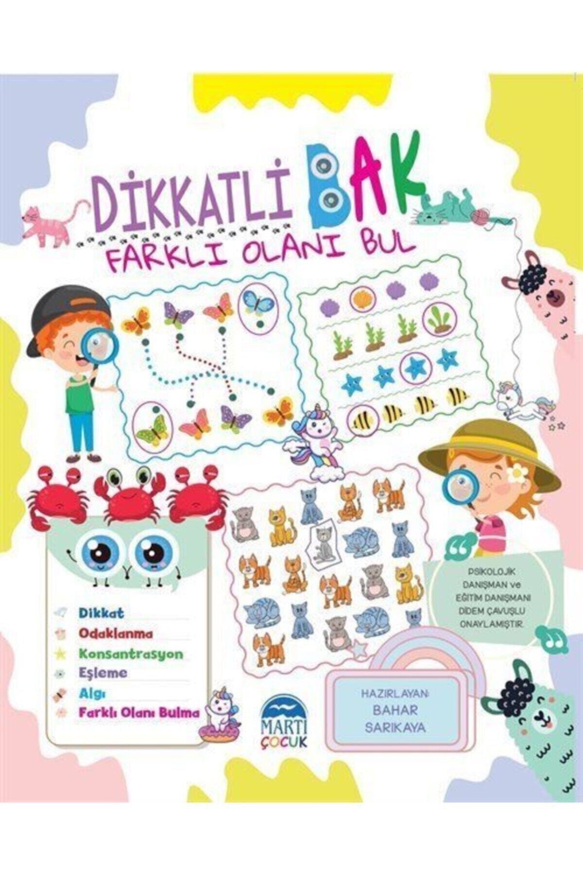 Martı Çocuk Yayınları Dikkatli Bak Farklı Olanı Bul