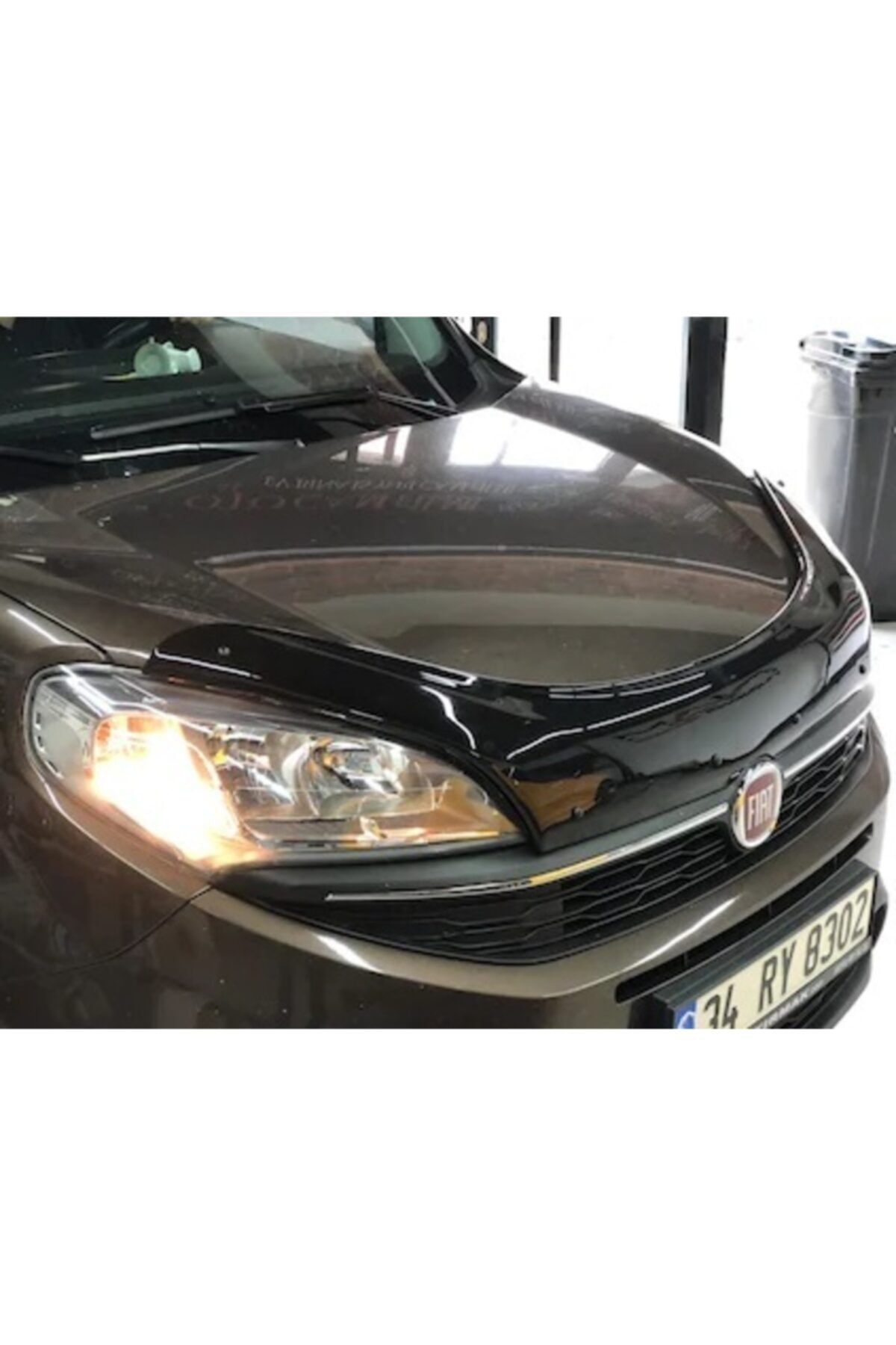 stuning Fiat Doblo Kaput Koruyucu Piano Black 2015-