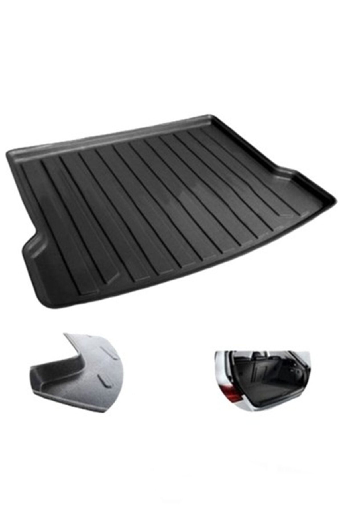 Tegin Motors Peugeut 307 Uyumlu 3d Siyah 2001 - 2008 Arası Hb Bagaj Havuzu Paspası