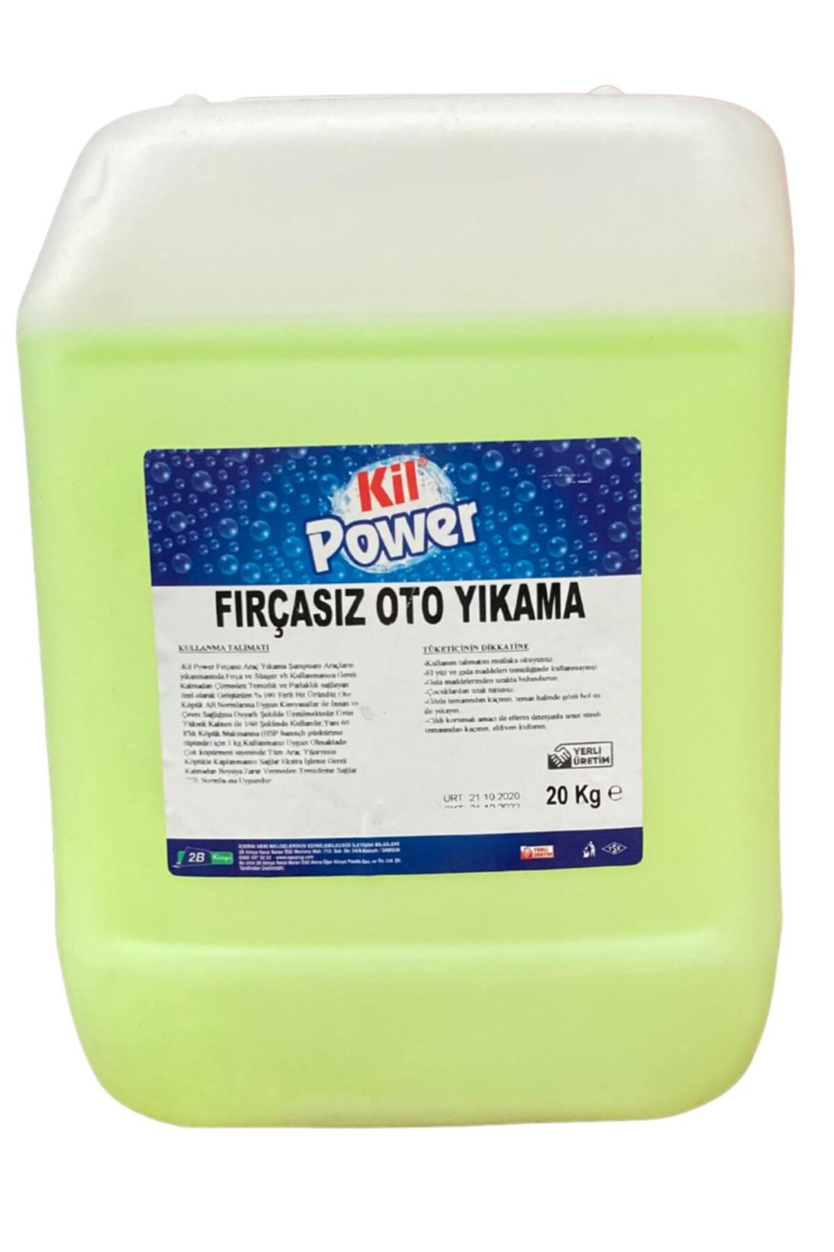 KİL POWER Fırcasız Oto Yıkama 20lt