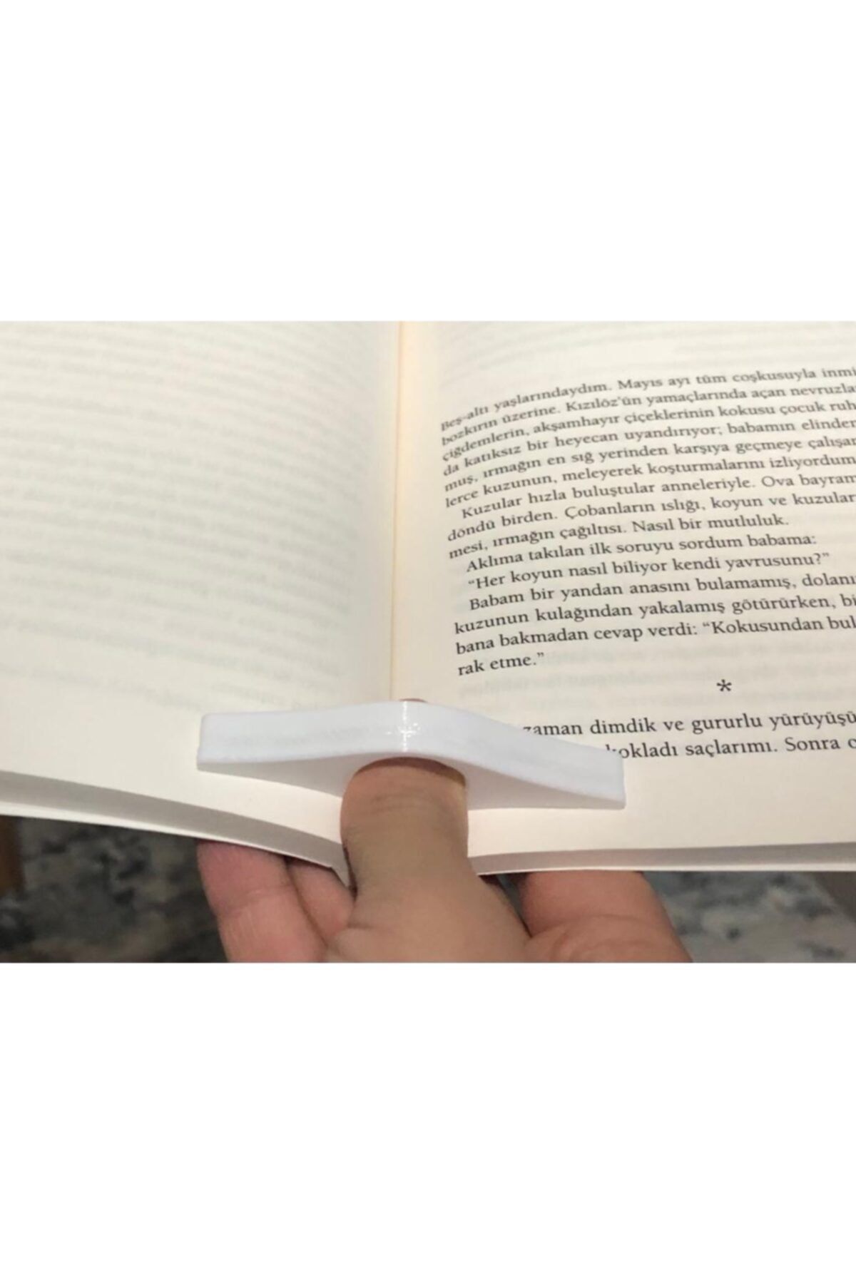 AYAZOĞLU Beyaz Kitap Sayfa Tutucu