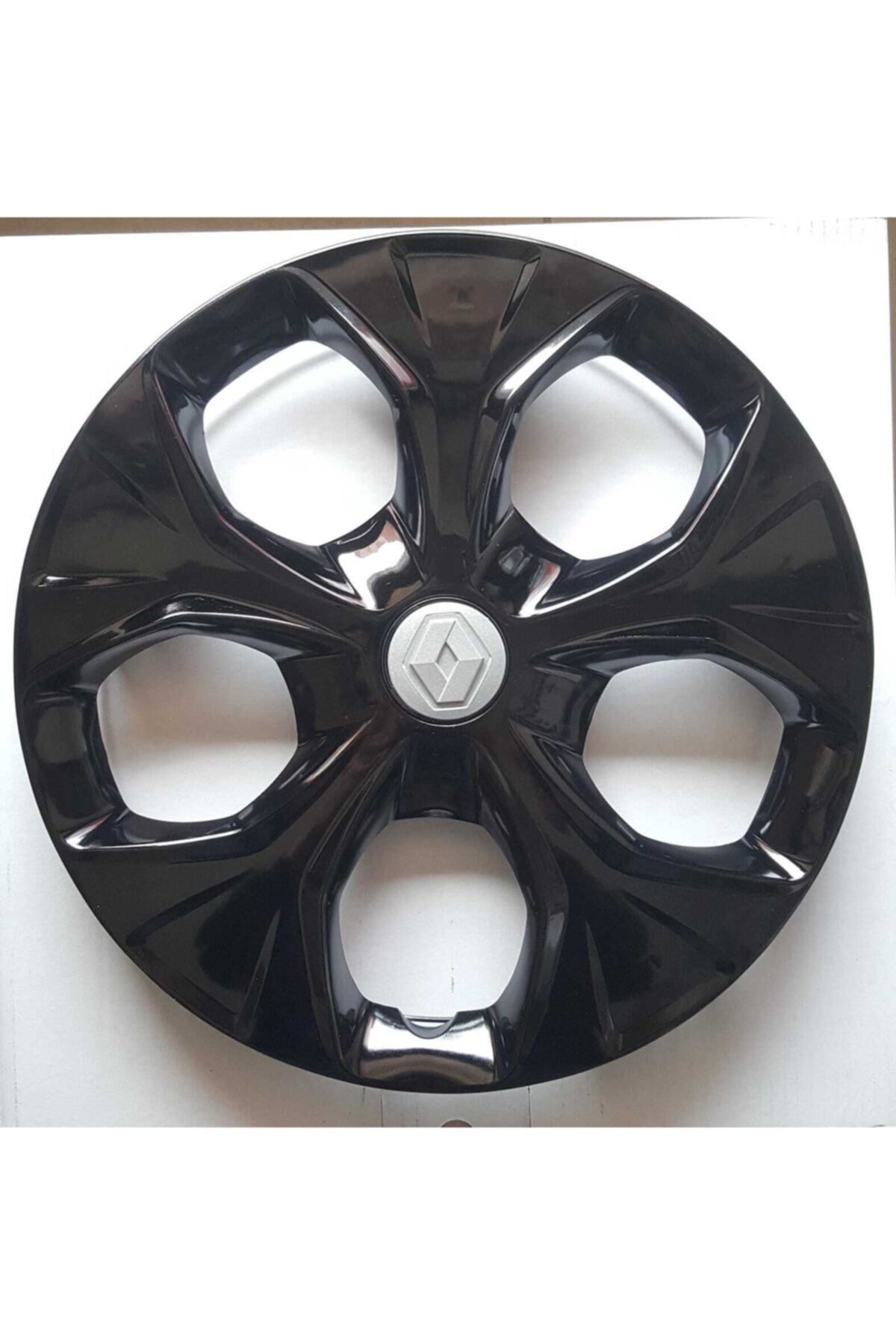 Avsaroto Esnek Renault Clio 5 15'' Inç Piano Black Parlak Siyah 4lü Set Jant Kapağı