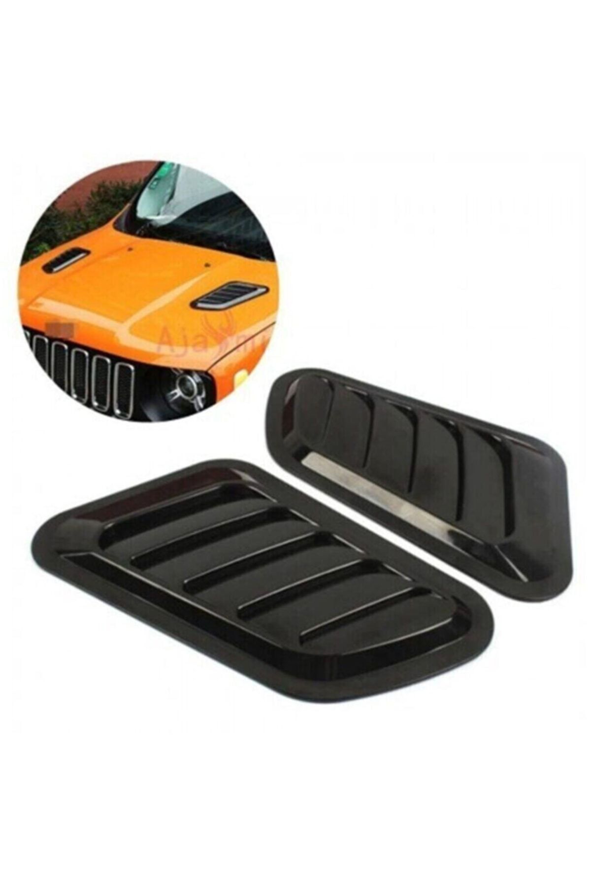 MKG Fiat Linea 2007-2012 Kaput Üstü Havalandırma Scoop 2 Li Piona Black Ithal