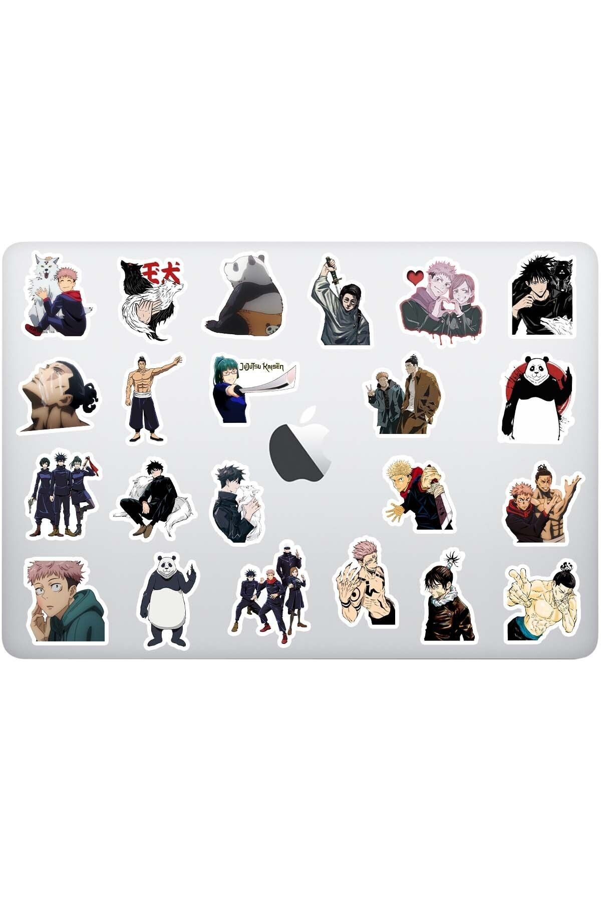 Stickir 22'li Jujutsu Kaisen Anime Sticker Paketi 2 - Anime Laptop Sticker Seti