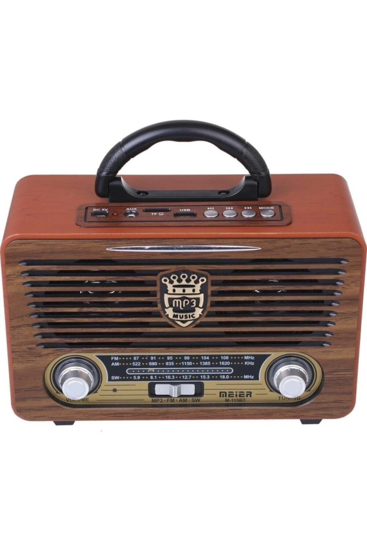 meirer M115 Dvs Usb Sd Bluetooth Nostaljik Radyo