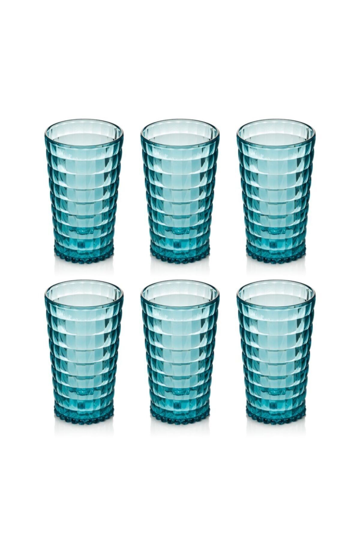 EW's Kitchenware Allegra Aquamarin Uzun Bardak 6 Lı Set