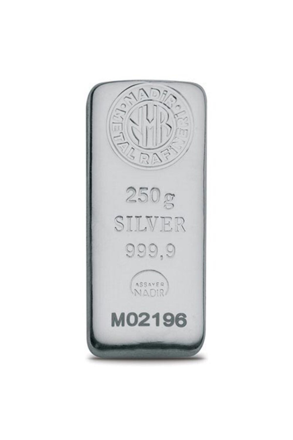 Uygun 250 Gr Gram Külçe Gümüş ( Fine Silver 999/1000 = 0,999 Milyem)