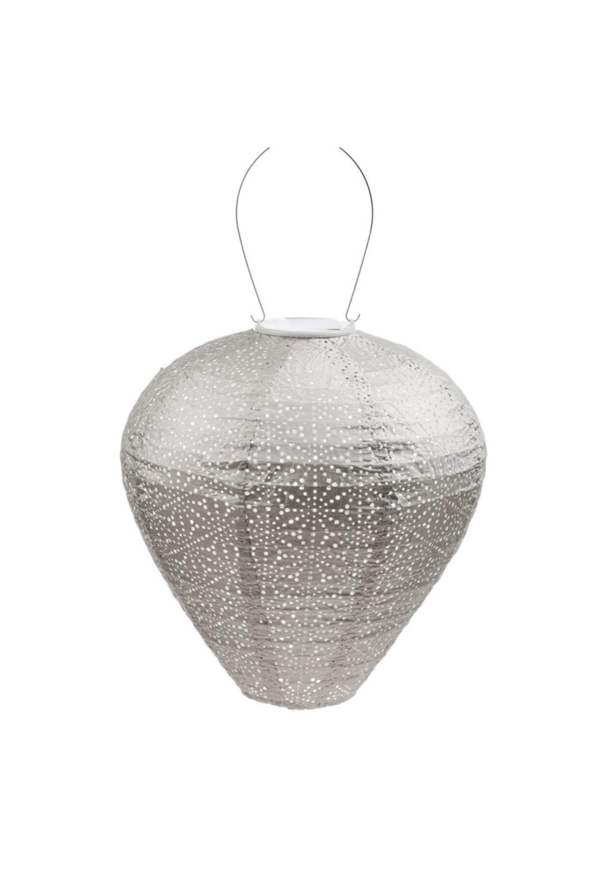 Via Gardenia Açık Kahverengi Balon Solar Fener 30cm