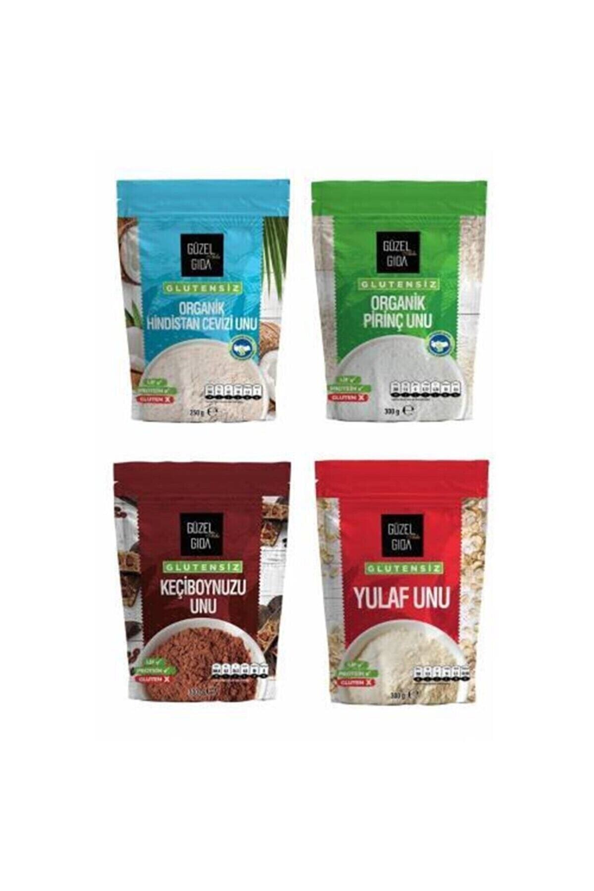 Güzel Ada Gıda Glutensiz Organik Hindistan Cevizi Unu Pirinç Unu Keçiboynuzu Unu Yulaf Unu