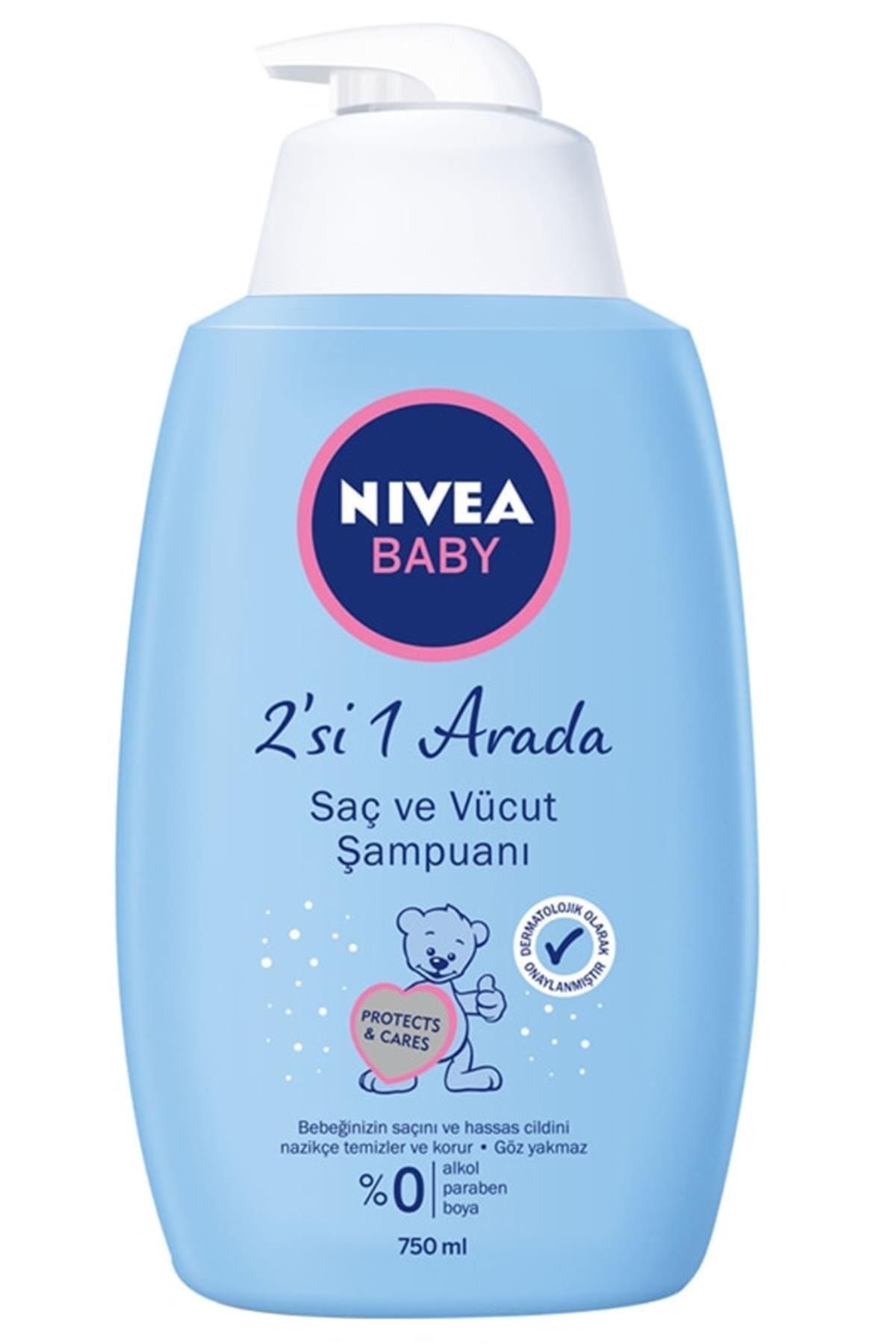 Nivea Baby 2'si 1 Arada Saç Ve Vücut Şampuanı 750 Ml