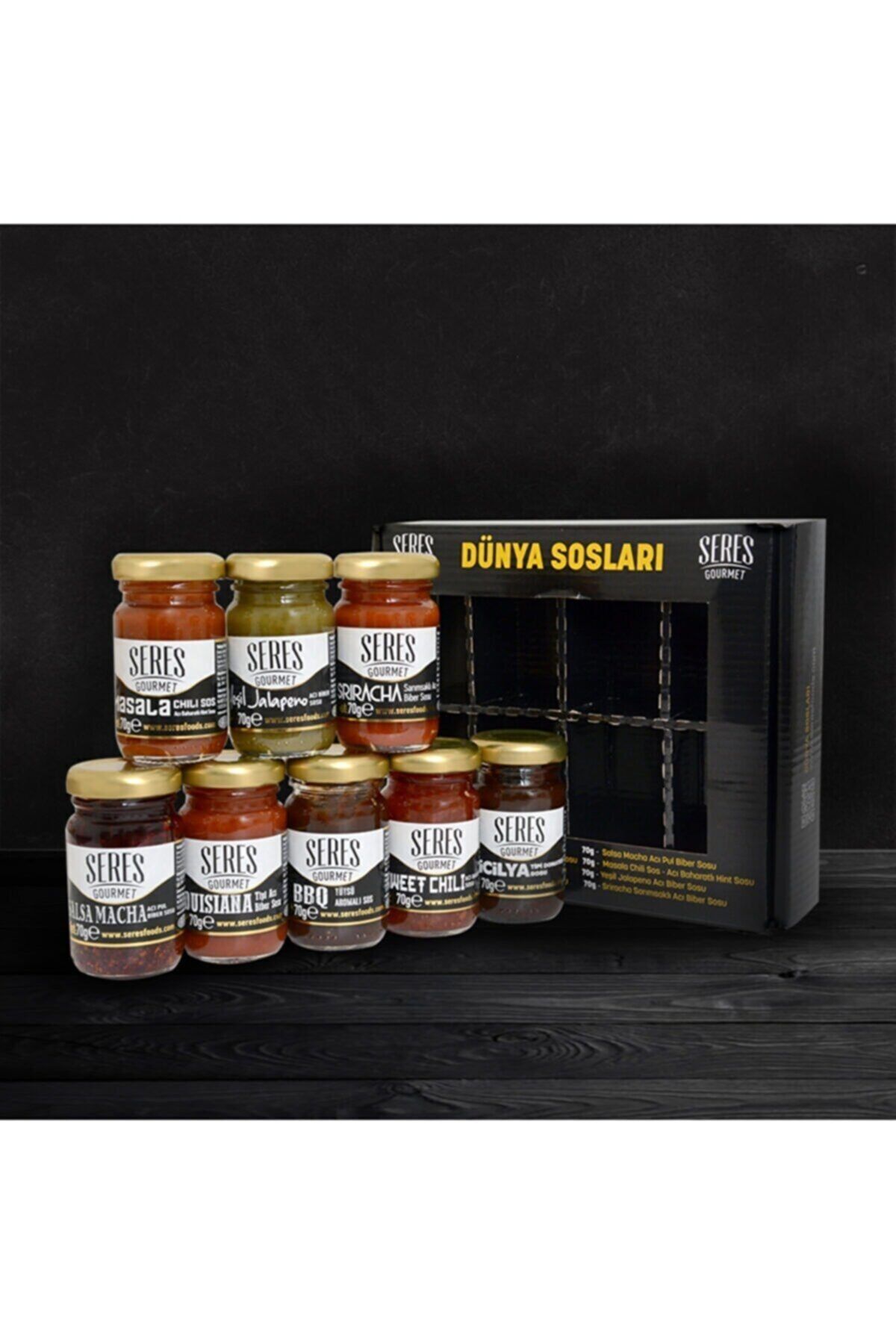 SERES Foods Gourmet Dünya Sosları Seti 8x70 Gr.