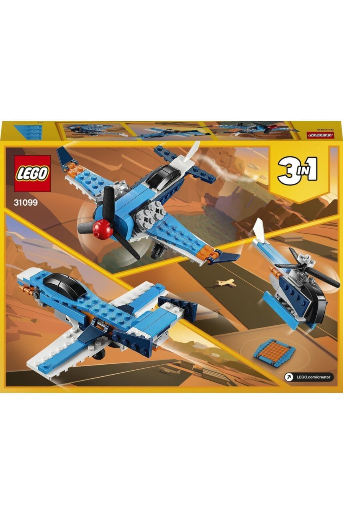 Creator Propeller Plane 31099
