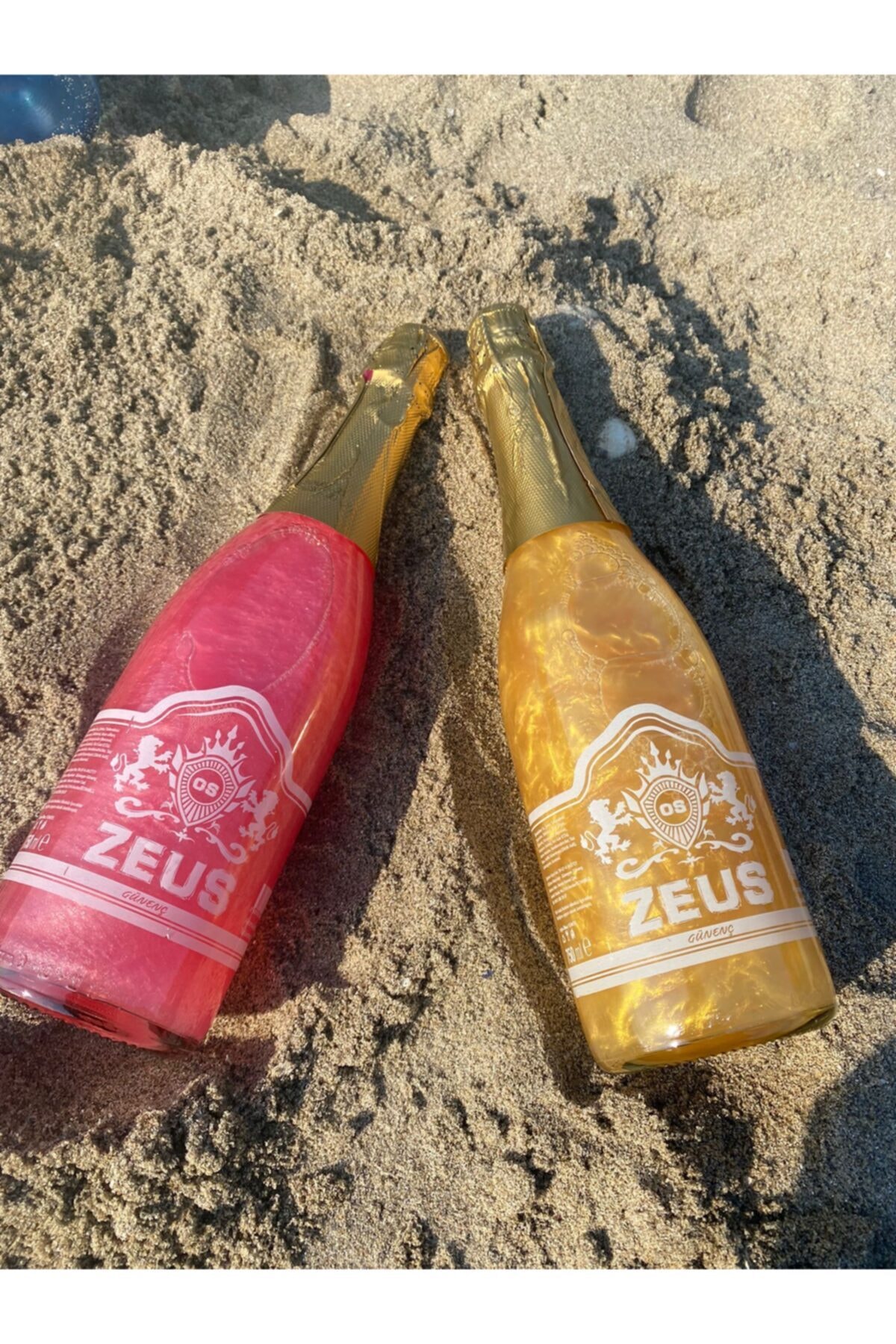 zeus meşrubat Simli Çilek Ve Kavun Aromalı Gazlı İçecek 2 Adet