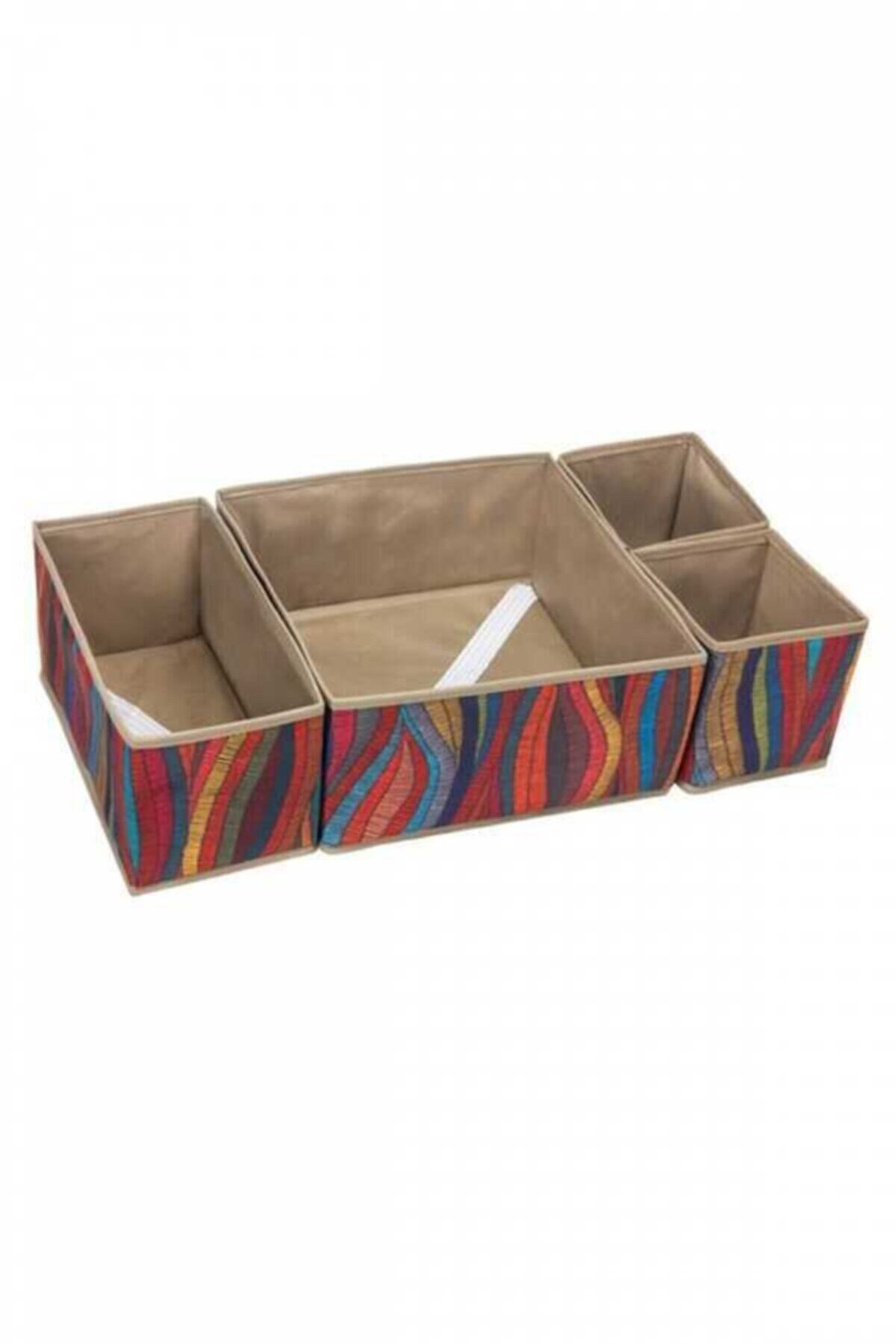 tofipashop 4'lü Çekmece Düzenleyici Organizer Elegant