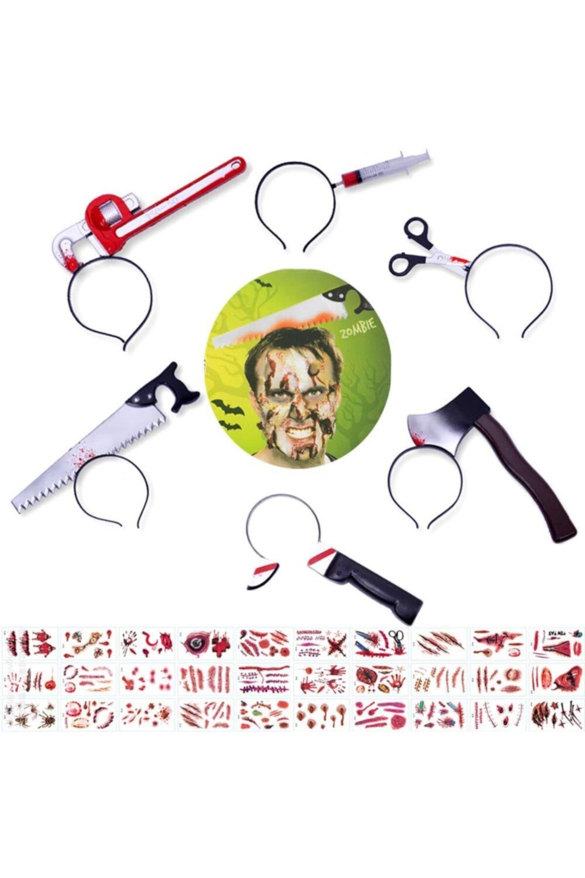 angel store Parti Aksesuar Halloween Kafaya Geçen Şaka Taçları 1 Adet
